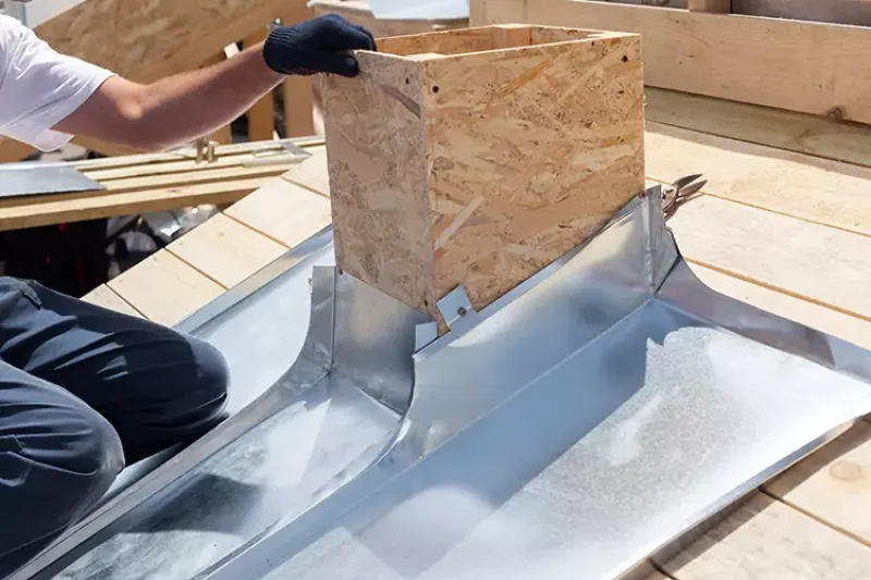 image of roof being repaired