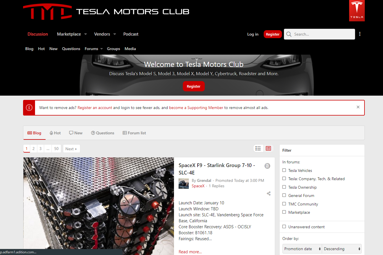 Tesla's brand community