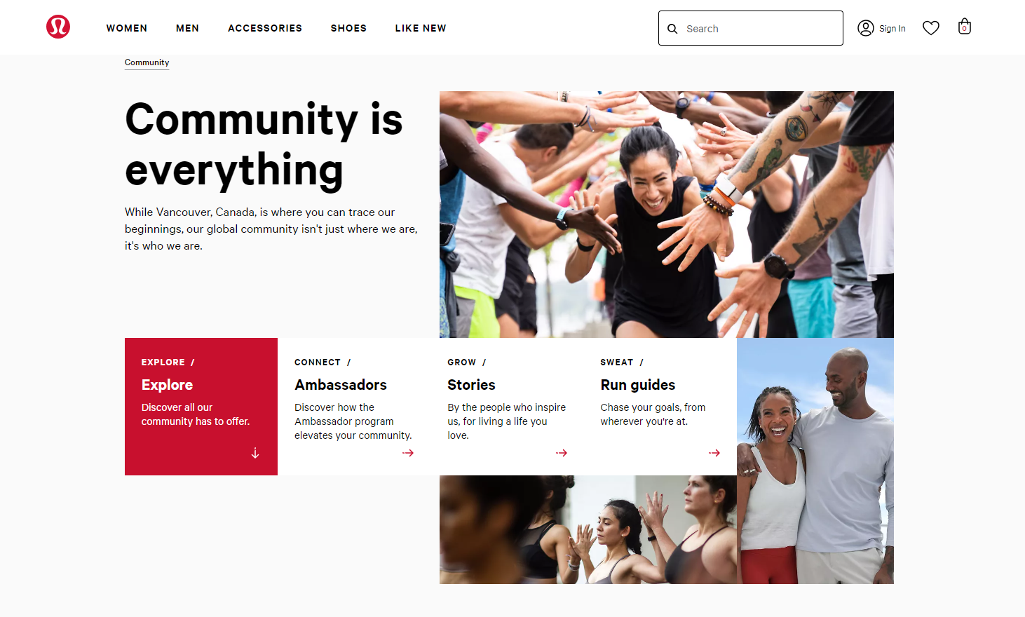 Lululemon's brand community