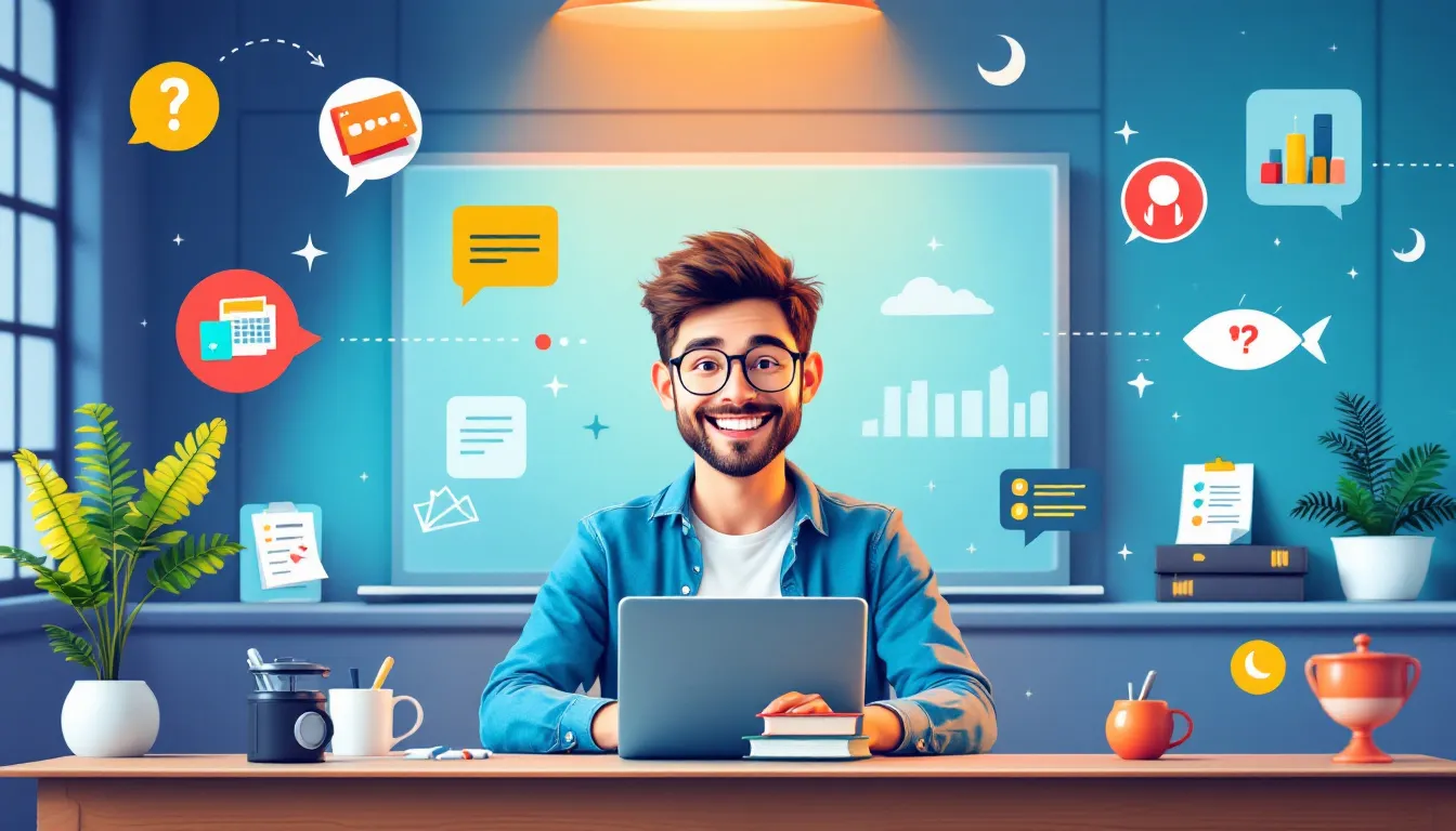 Tipps zum erfolgreichen Lernen in einem B1 Deutschkurs, dargestellt durch eine motivierte Lernende.