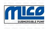 Mico Submersible Pump logo in blue and black text.