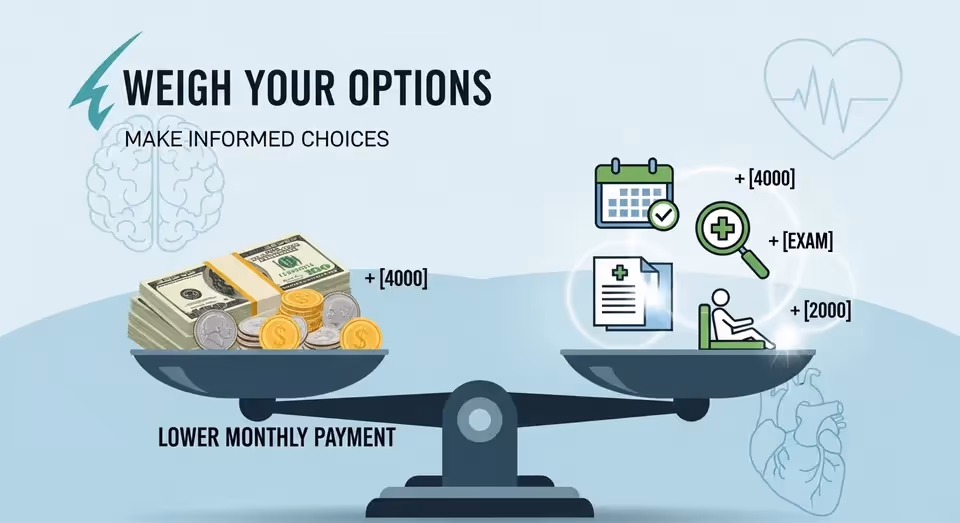 Gráfico mostra comparação entre custos e benefícios médicos