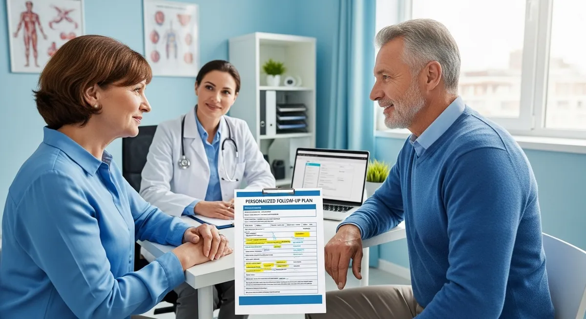 Casal recebe plano de acompanhamento personalizado em consulta