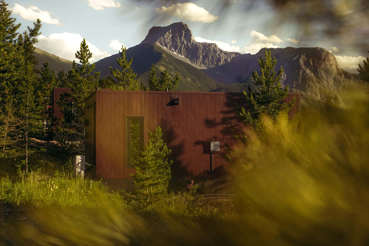 Skyglass cabin 3D render