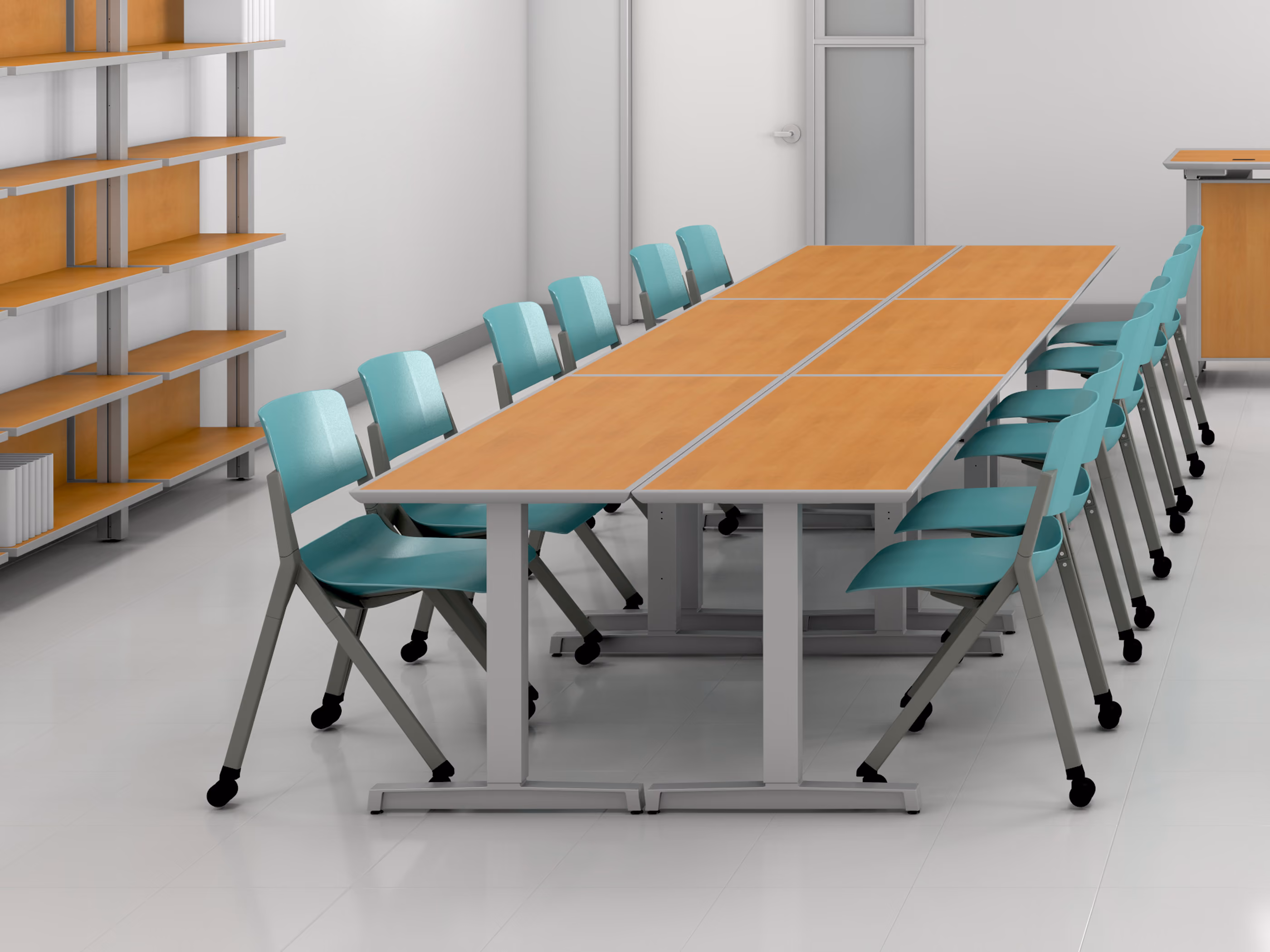 Dewey T-Leg Training Table gallery view 1
