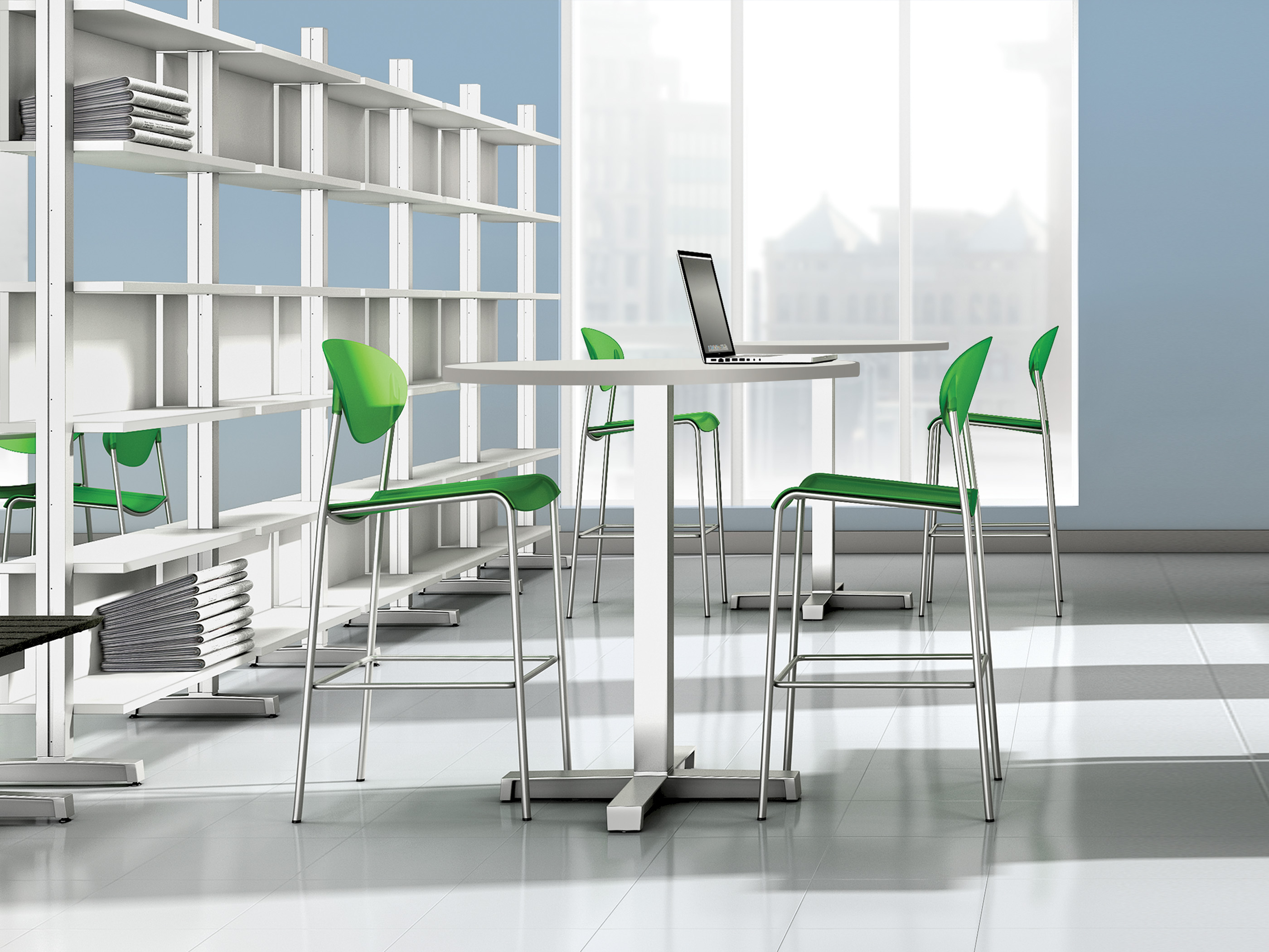 Dewey X-Base Companion Table gallery view 1