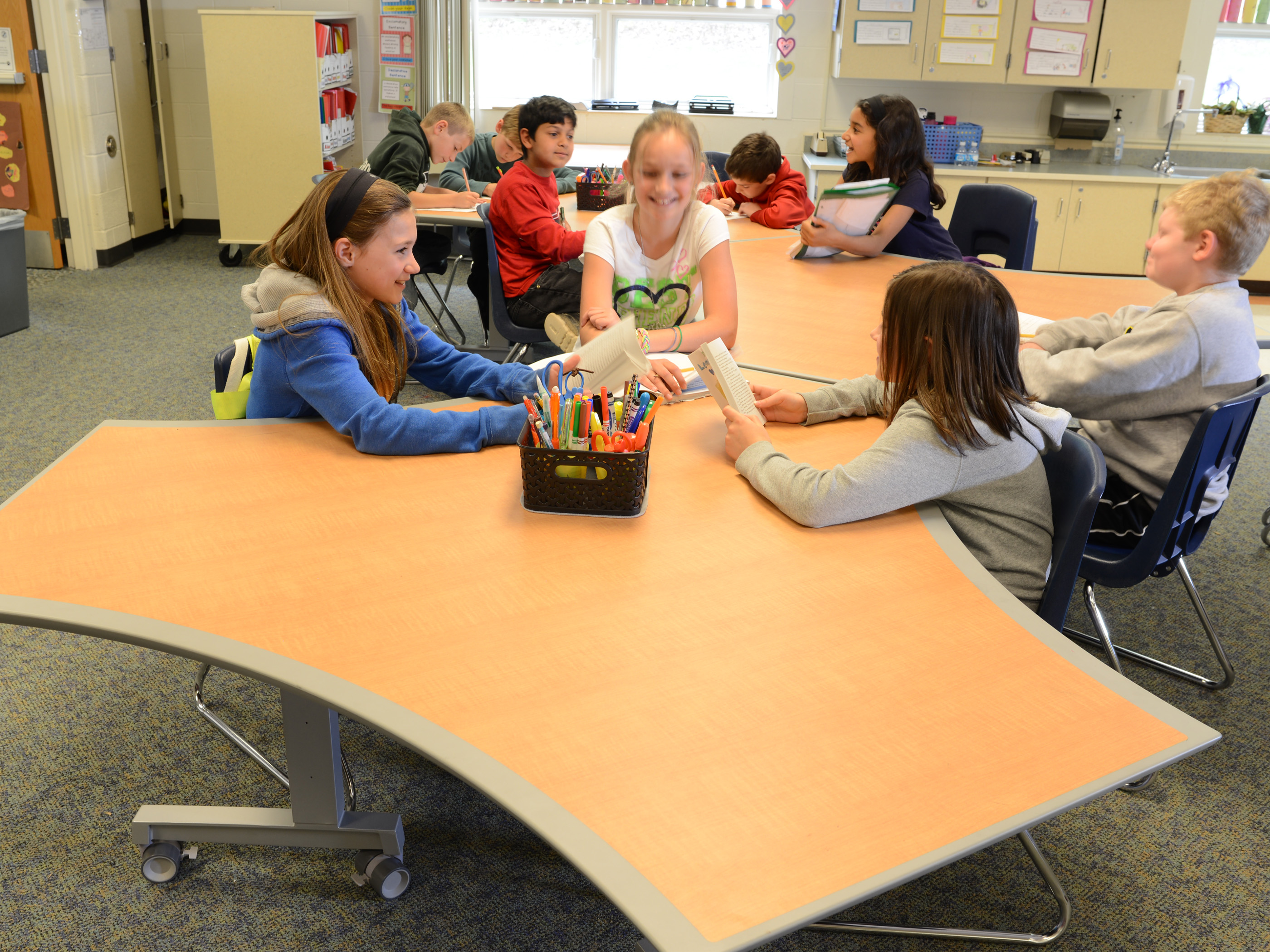 Dewey 6-Top Collaborative Table gallery view 7