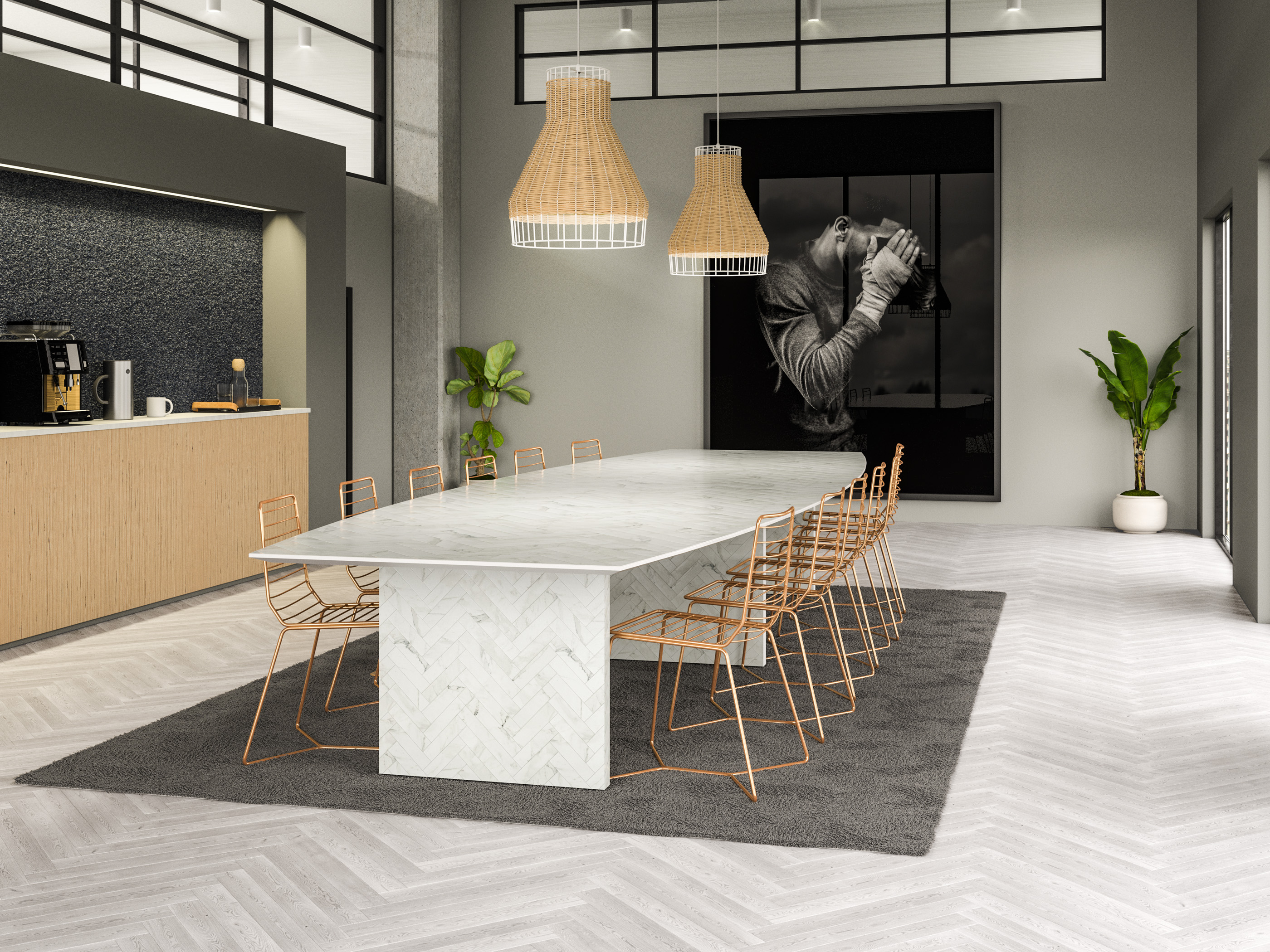 Panel Base Conference Table gallery view 1