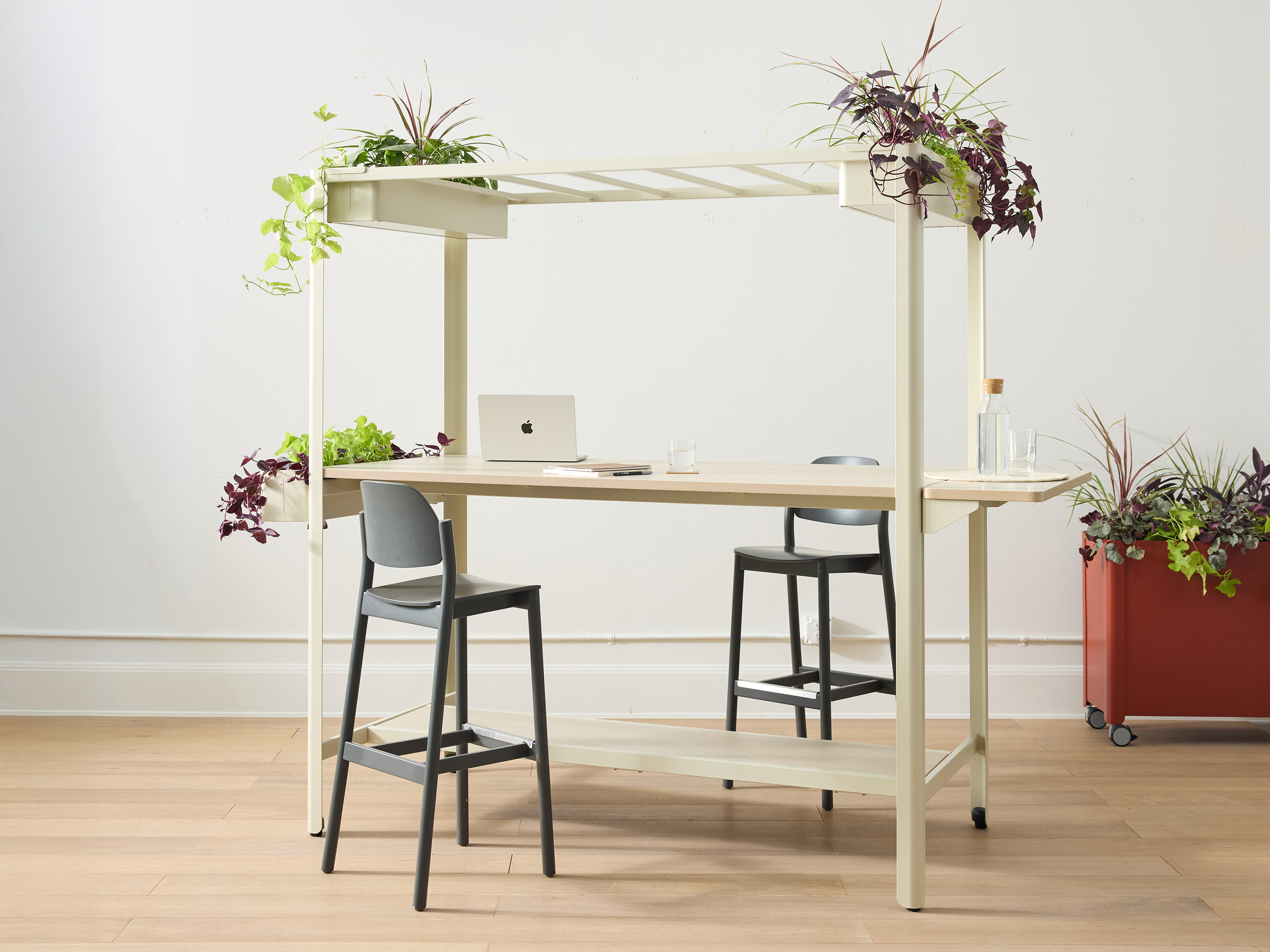 Plantable Table with Canopy gallery view 3