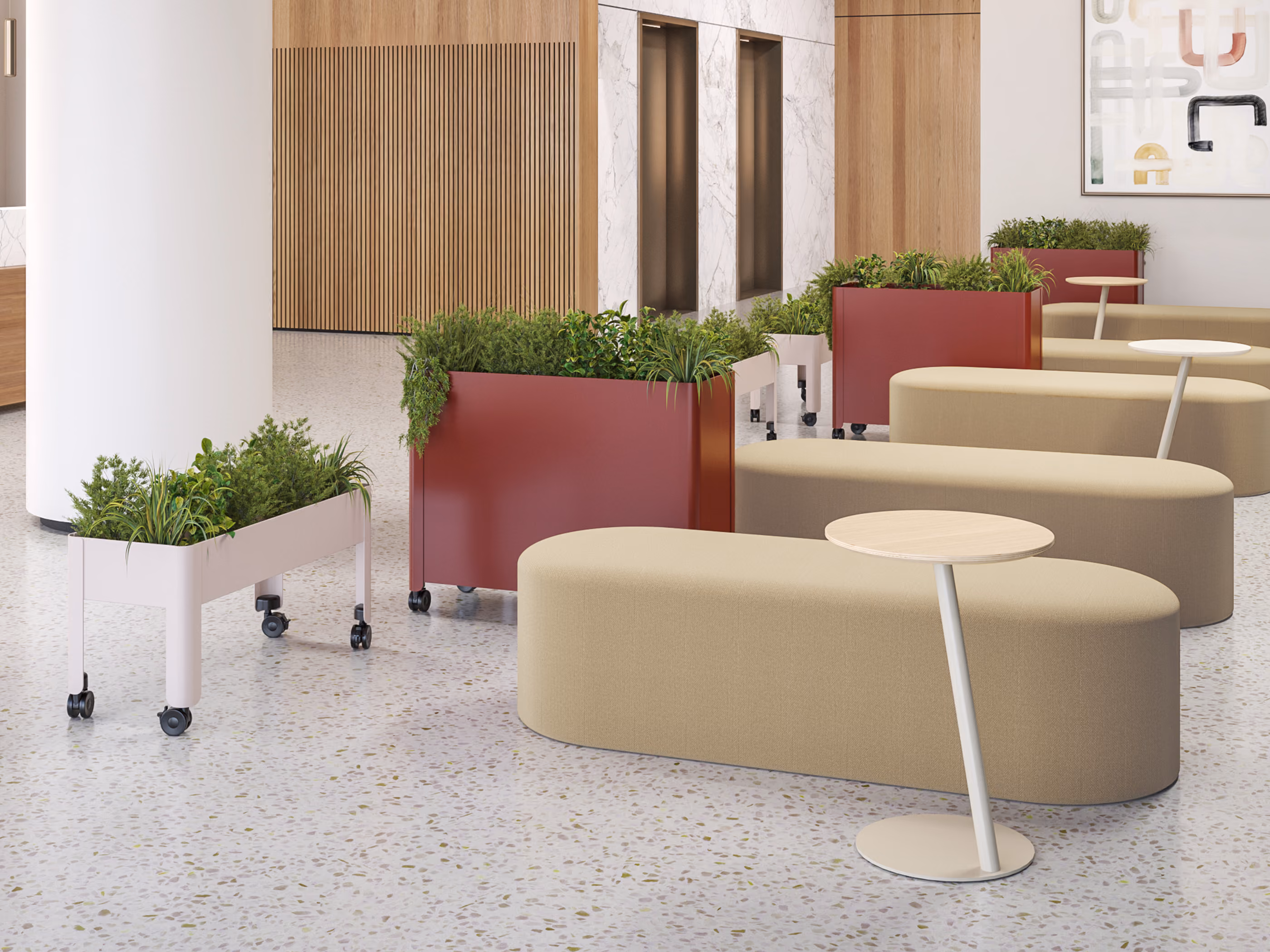 Plantable Freestanding Planter gallery view 2