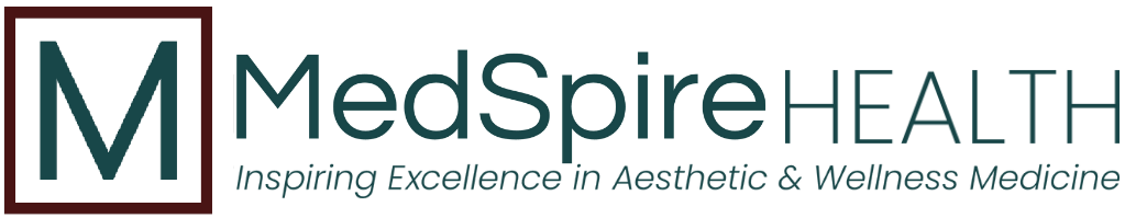 MedSpire HEALTH logo with the tagline Inspiring Excellence in Aesthetic & Wellness Medicine.