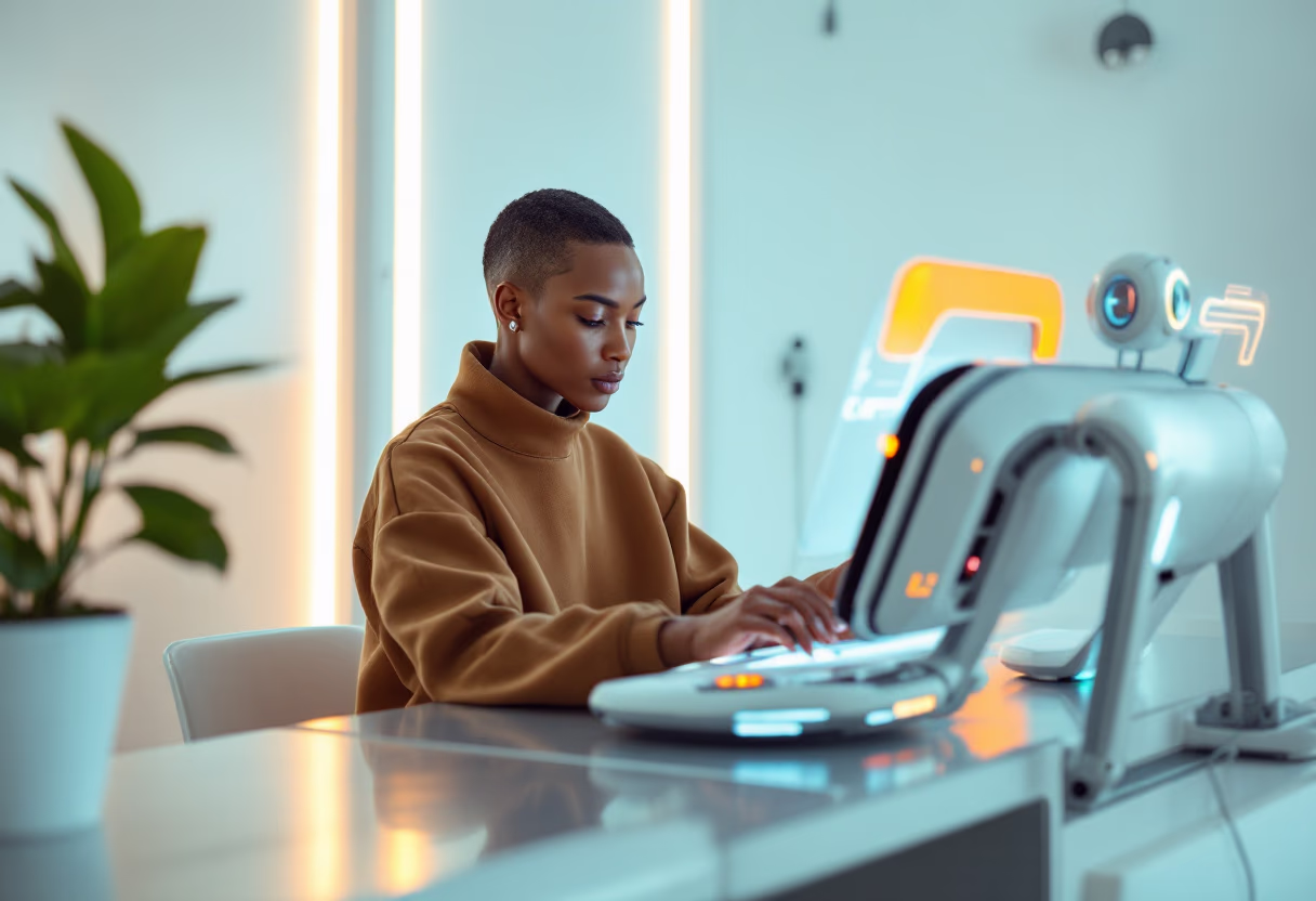 image of satisfied customer in a session with legal tech