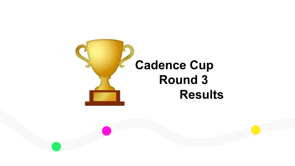 Cadence Cup Round 3: The Results are Here