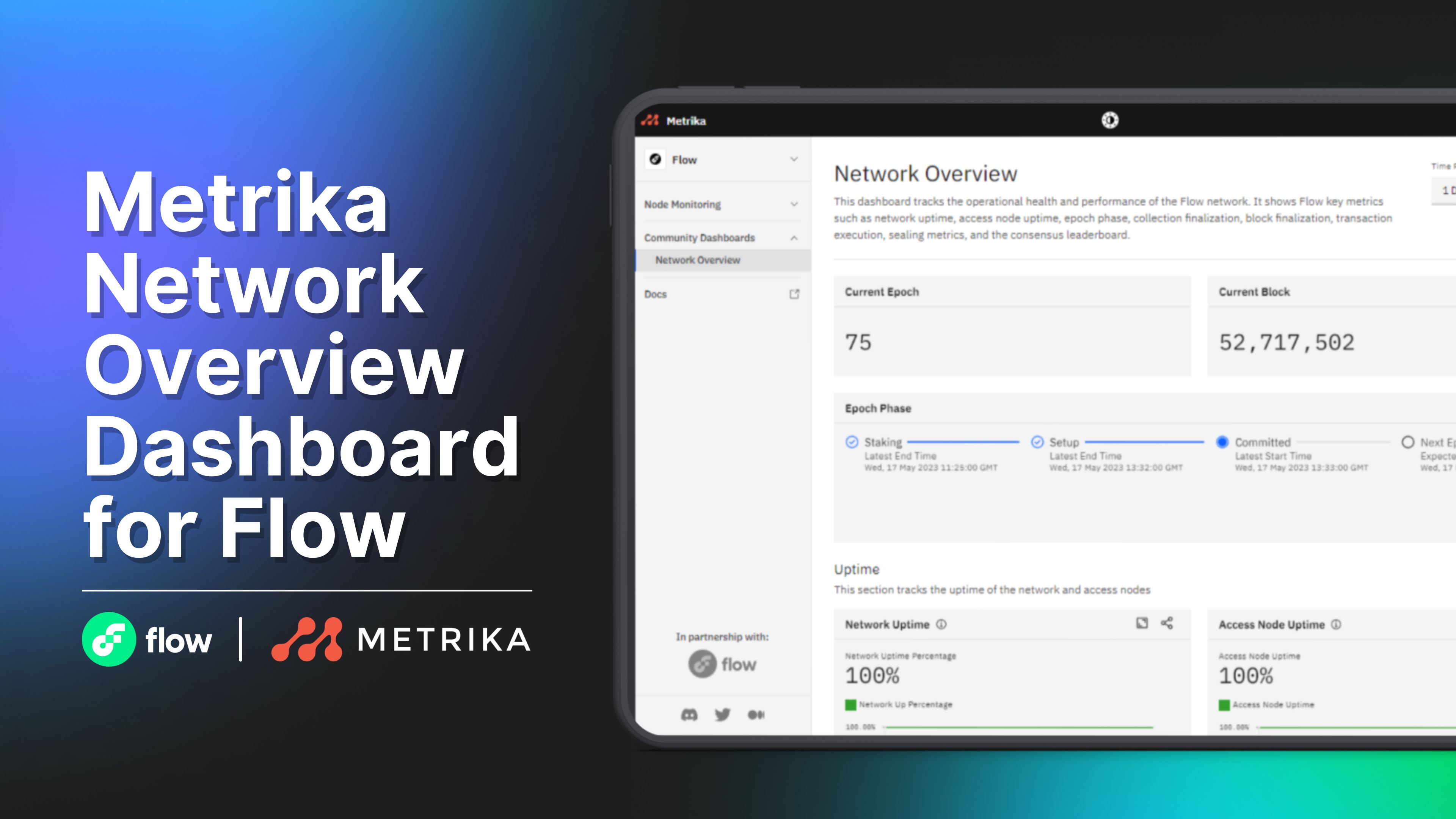 Introducing the Network Overview dashboard for the Flow network