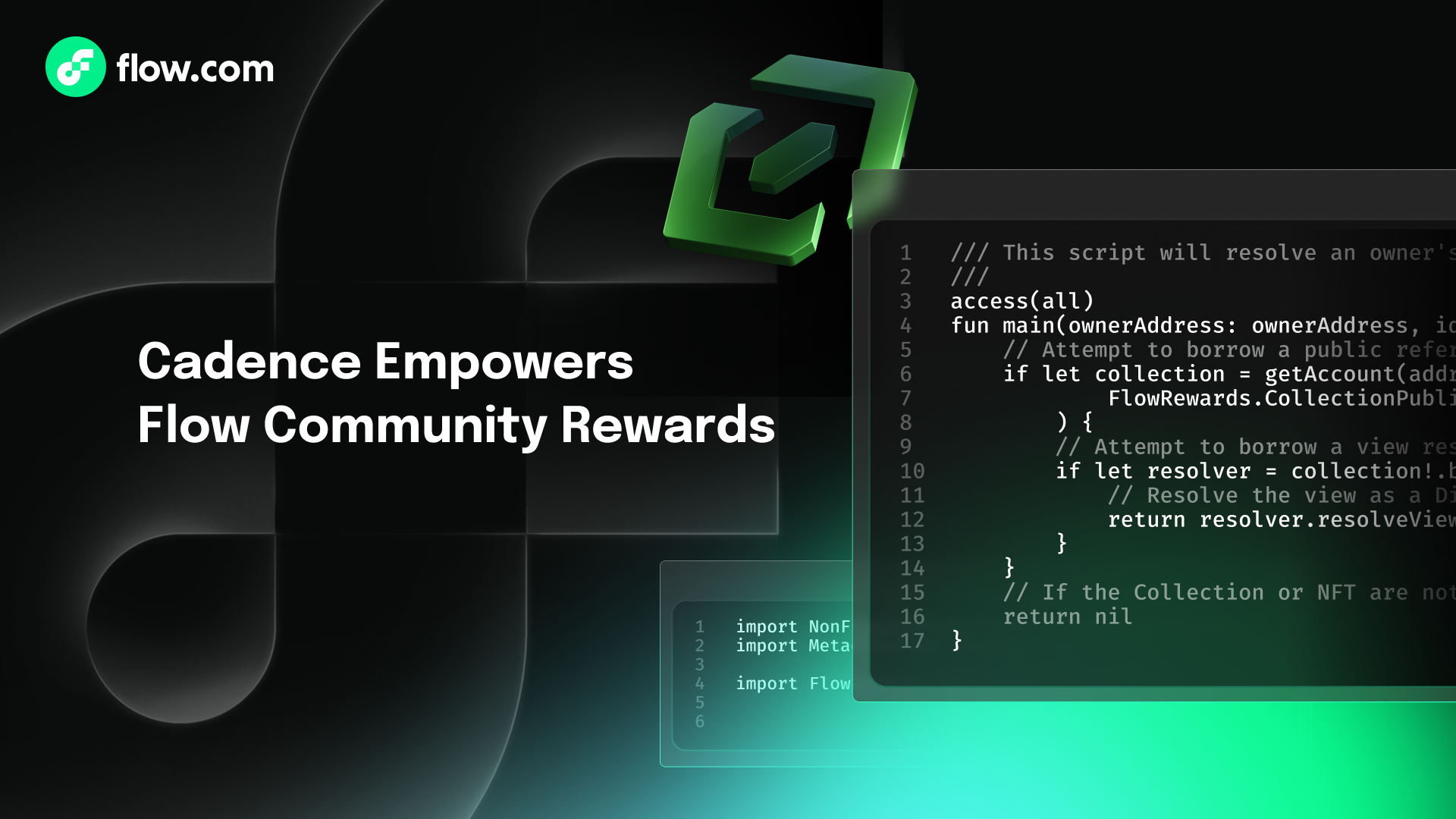Cadence Empowers Flow Community Rewards