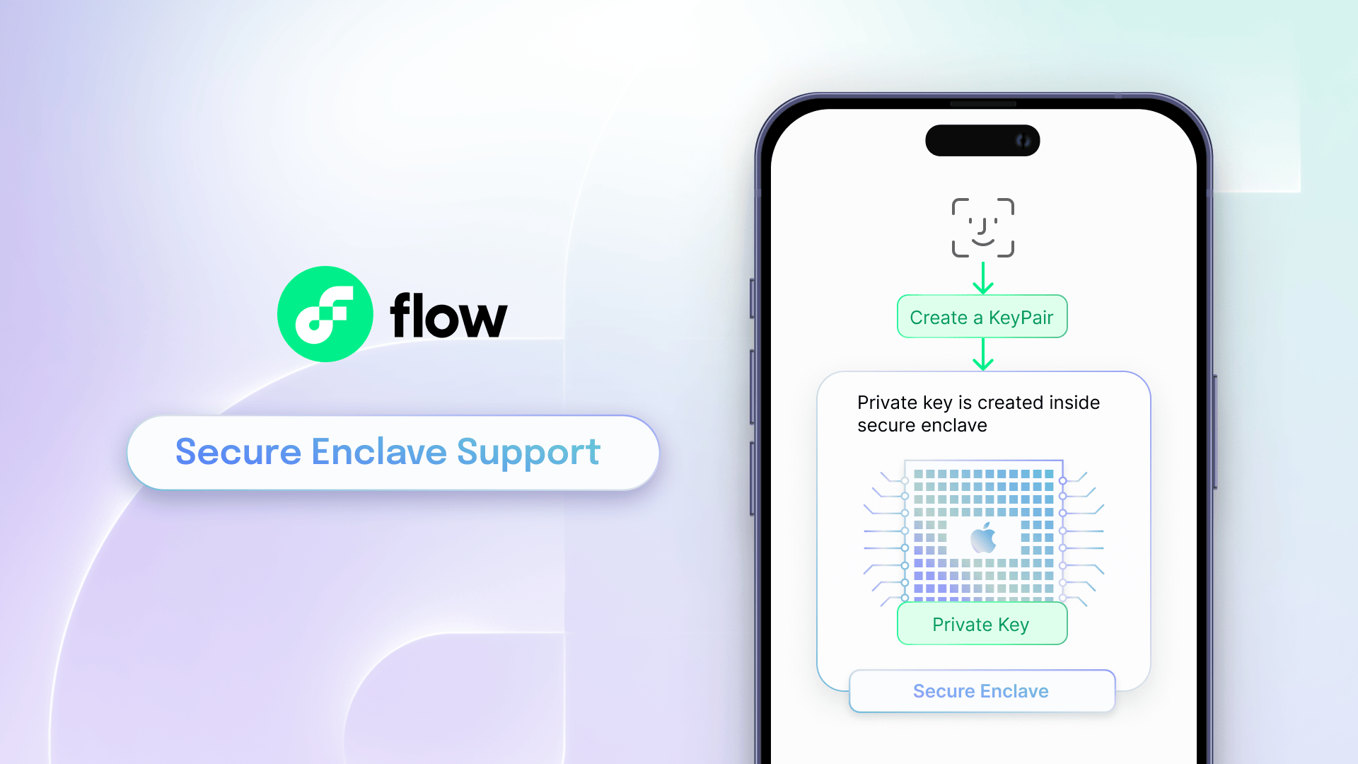 Transforming Smartphones into Hardware Wallets with Secure Enclave on Flow