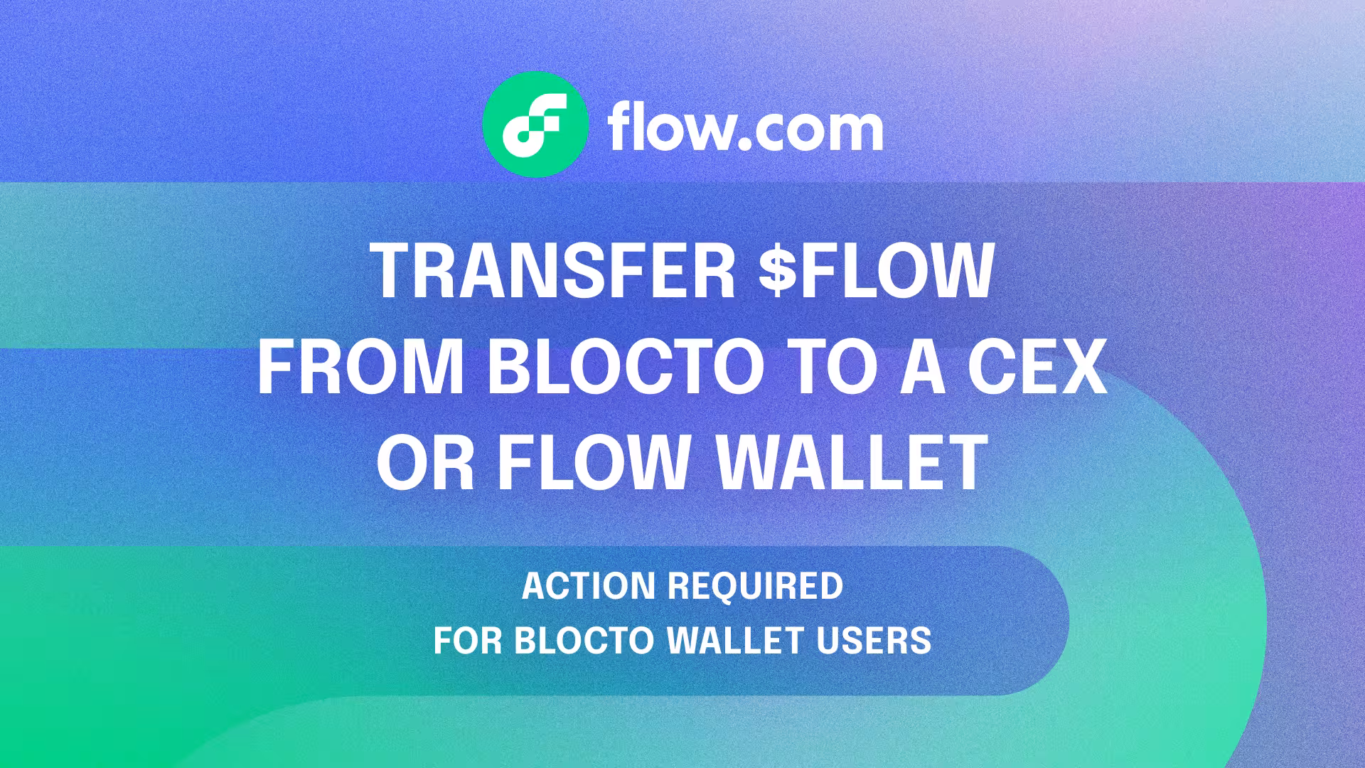 Transfer $FLOW From Blocto to a CEX or Flow Wallet
