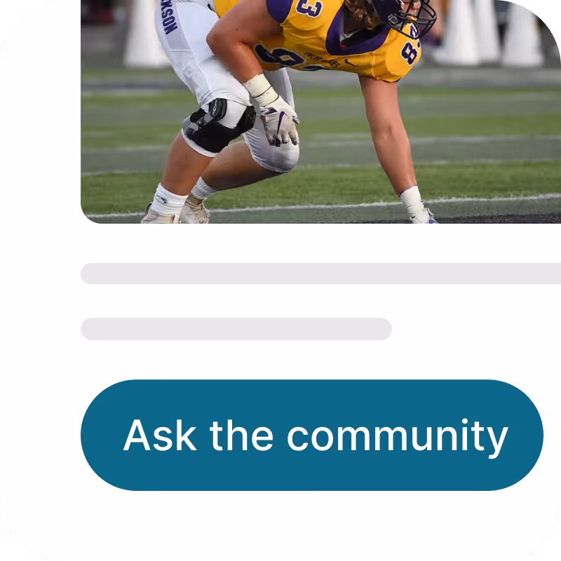 Example of community access button integration