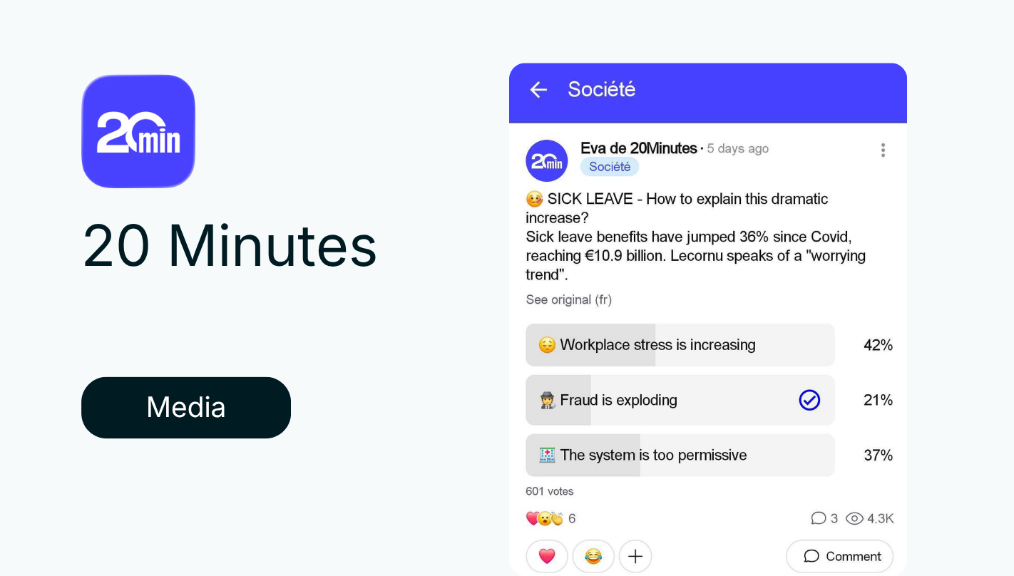 How 20 Minutes built an in-app community for 16M users with Octopus, but without a single Community Manager