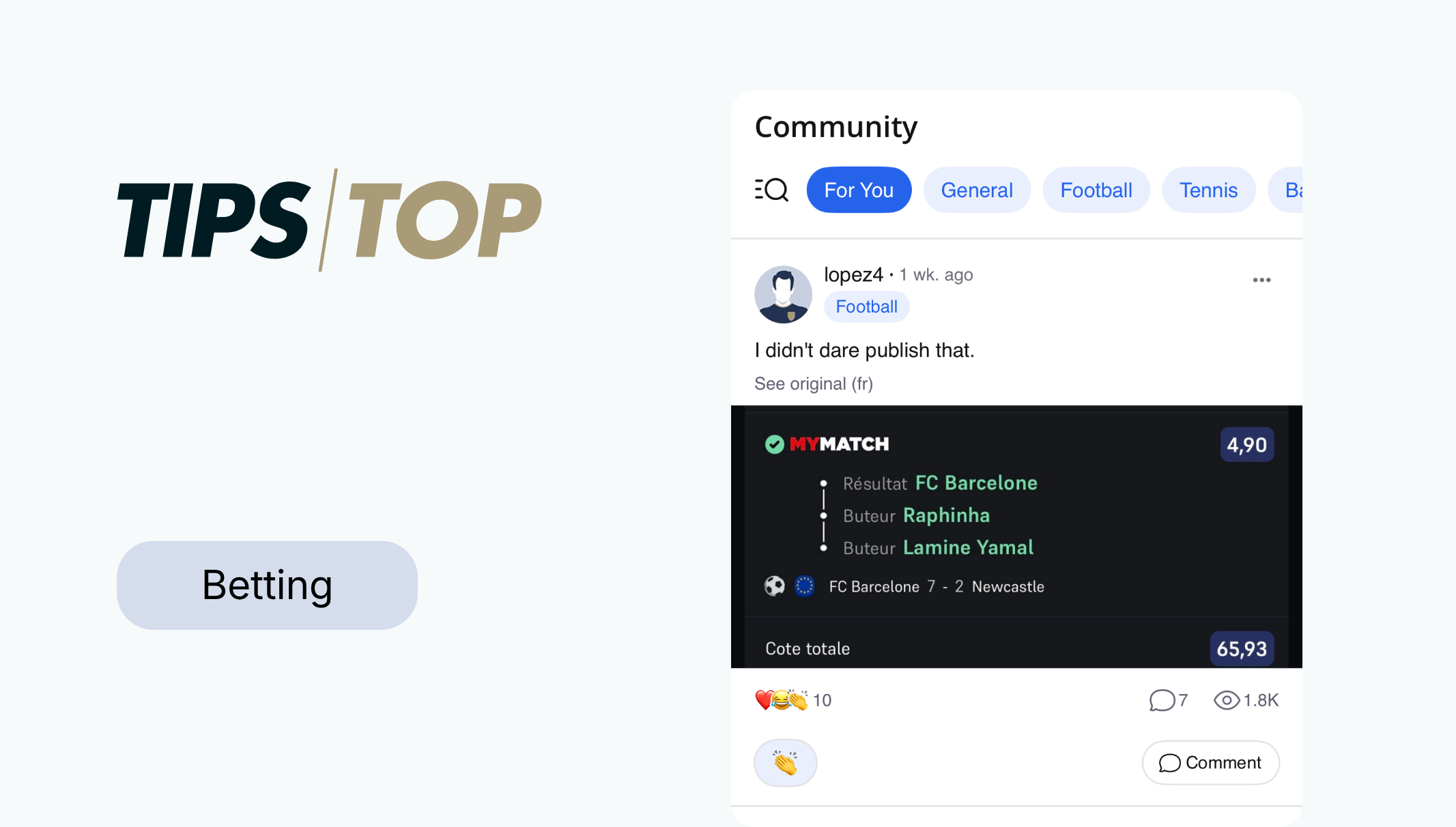 How Tipstop's in-app community with Octopus Community drives 2.9x more app opens among sports bettors