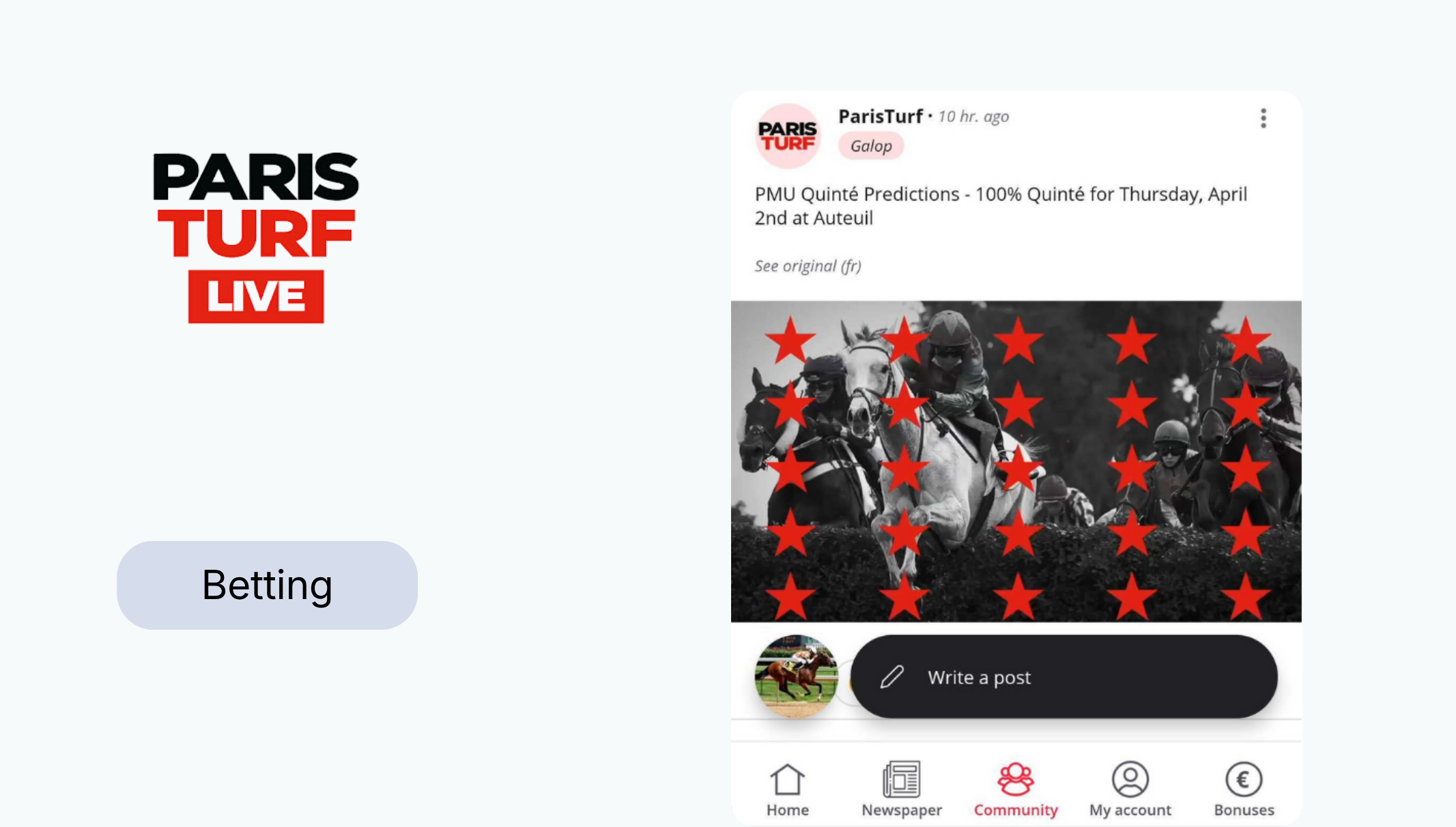 How Paris Turf Live brought 70% of its community users back with Octopus Community