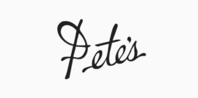Pete's candy store logo