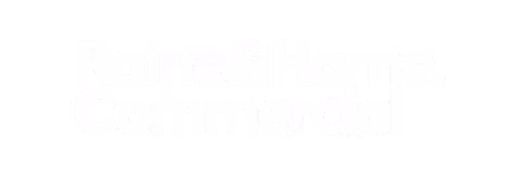 White text logo reading 'Raine&Horne Commercial' in a clean, modern font.