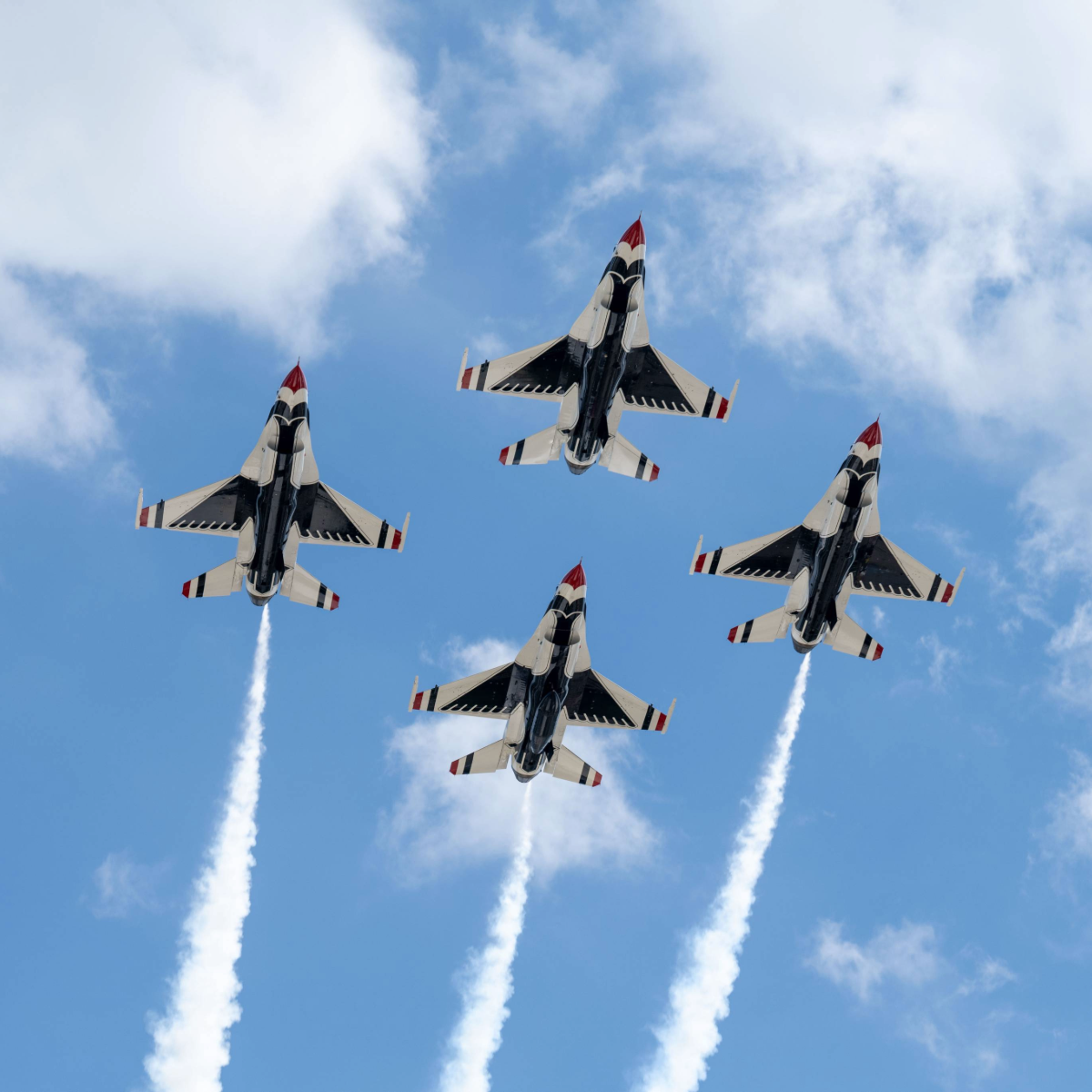 Fighter jets in formation
