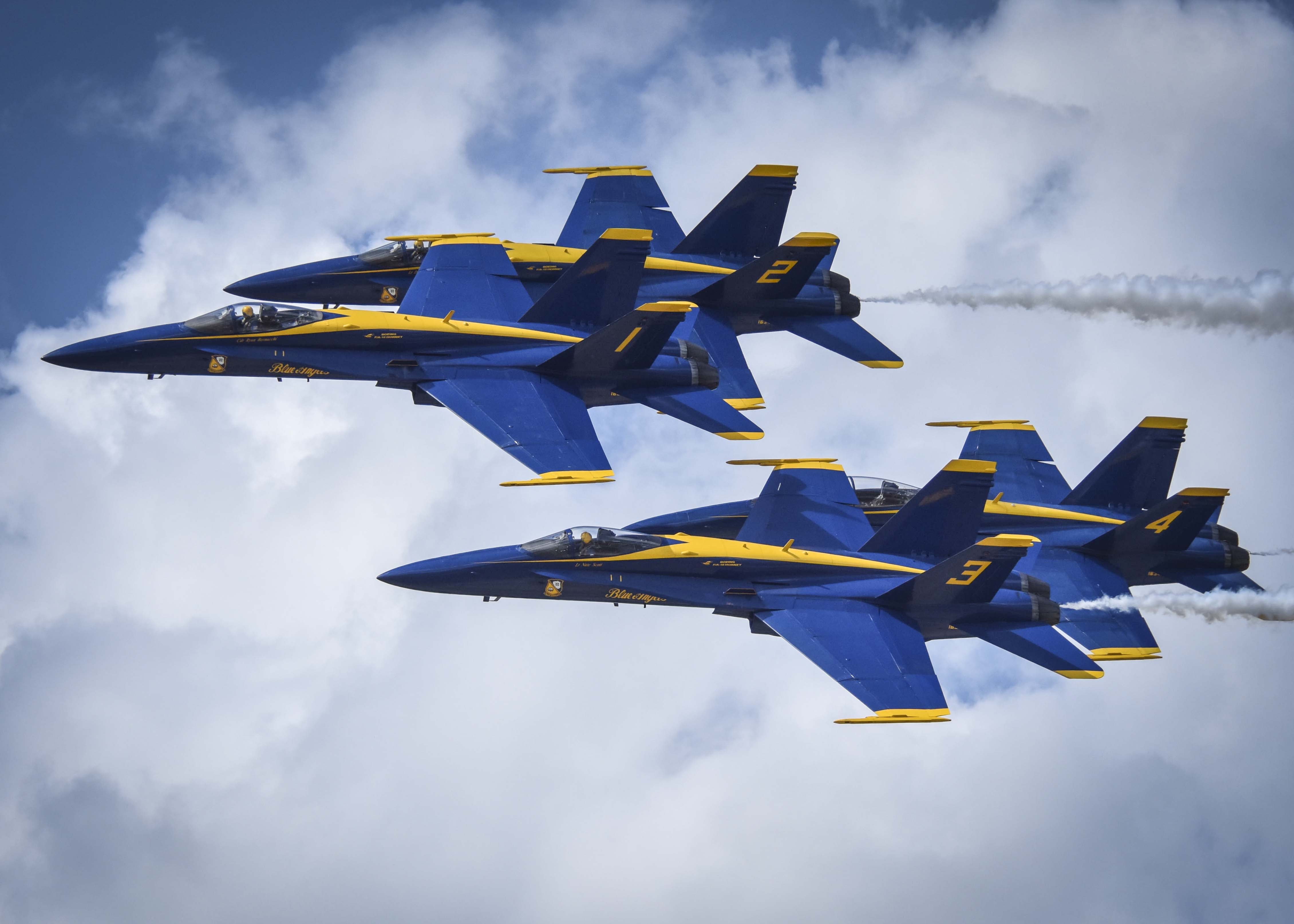 Fighter jets in formation