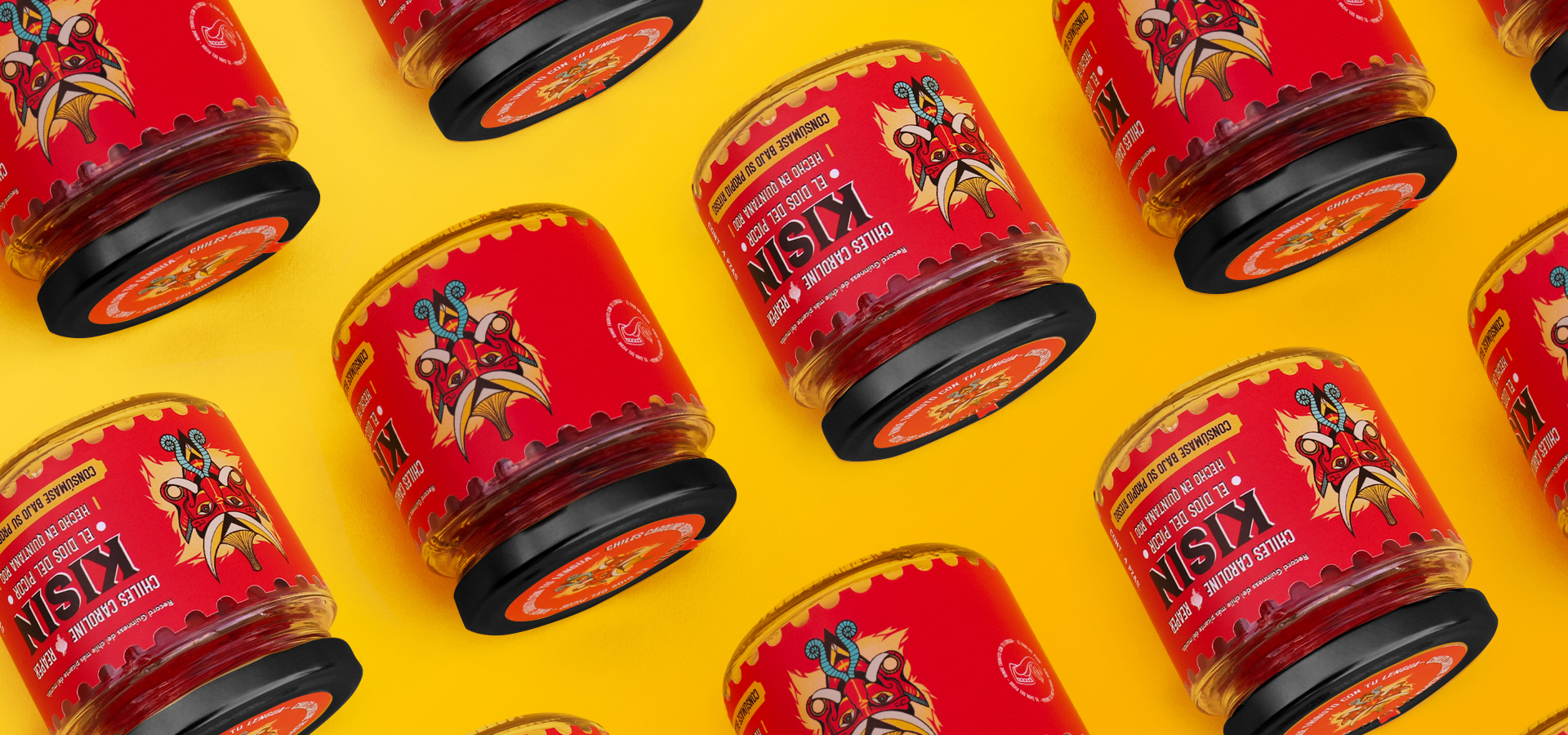 Diseño de empaque para Kisín Dios del Picor con premios Anuaria México, CLAP y LATAMPACK por Aditivo Agencia en Cancún México