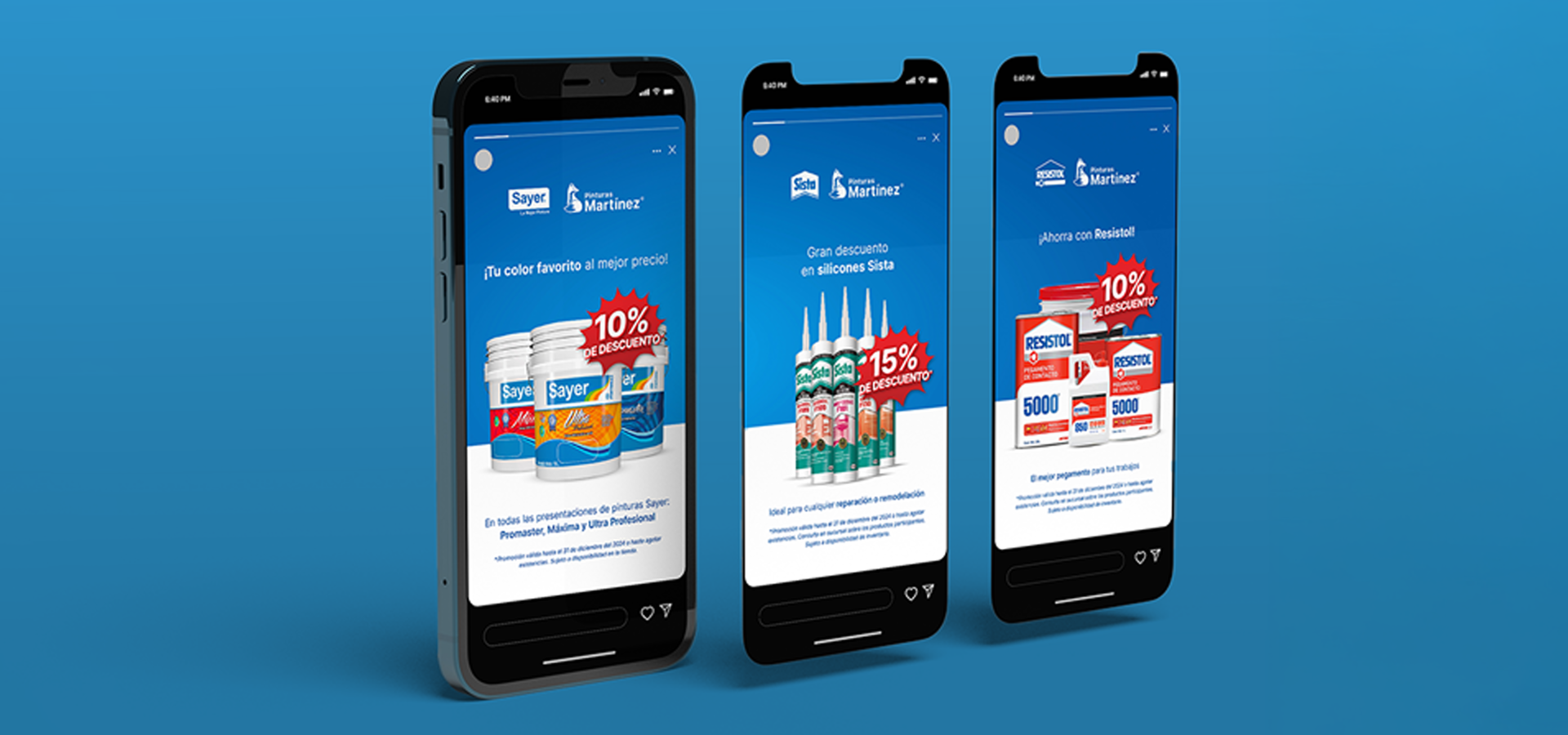 Redes sociales para rediseño de marca con premio BRANDOR de Pinturas Martínez por Aditivo Agencia en Cancún México