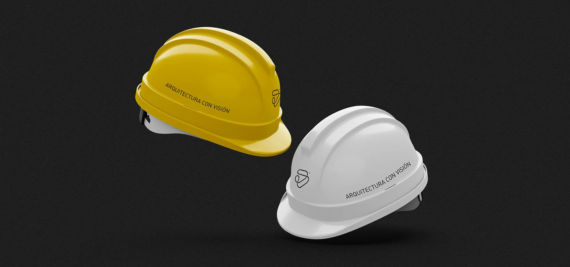 Casco de seguridad con rediseño de marca para SUHA Arquitectura con visión con premio CLAP por Aditivo Agencia en Cancún México