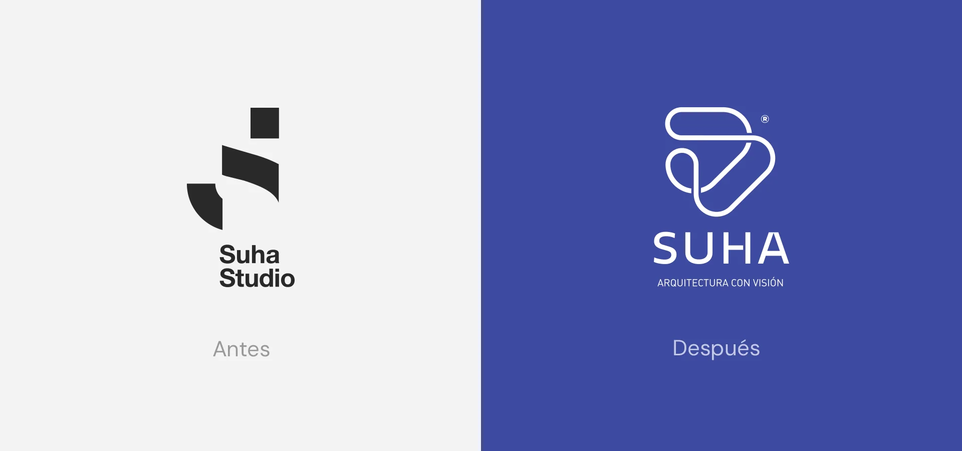 Rediseño de marca para SUHA Arquitectura con visión con premio CLAP por Aditivo Agencia en Cancún México