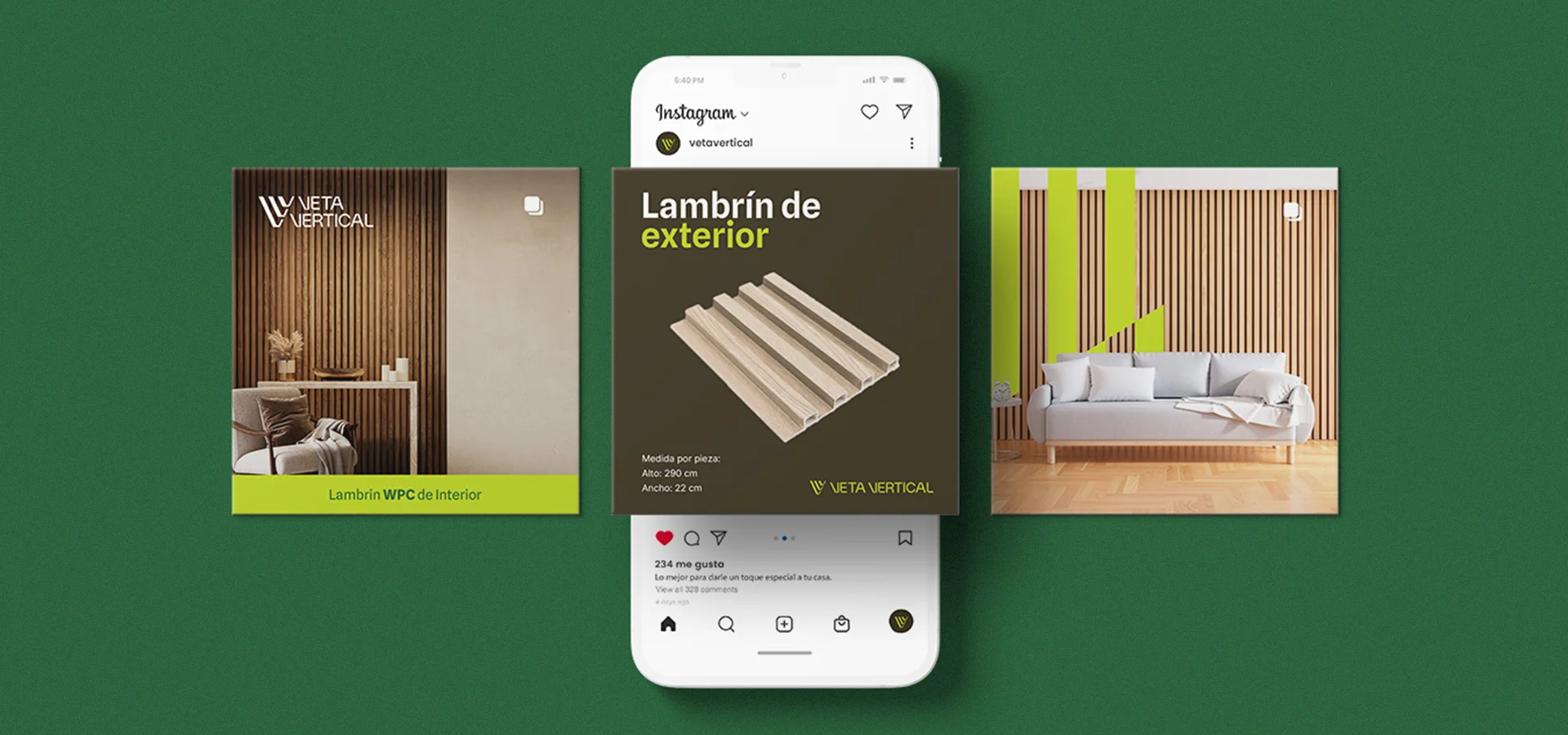 Redes sociales con rediseño de marca para VETA VERTICAL por Aditivo Agencia en Guadalajara México