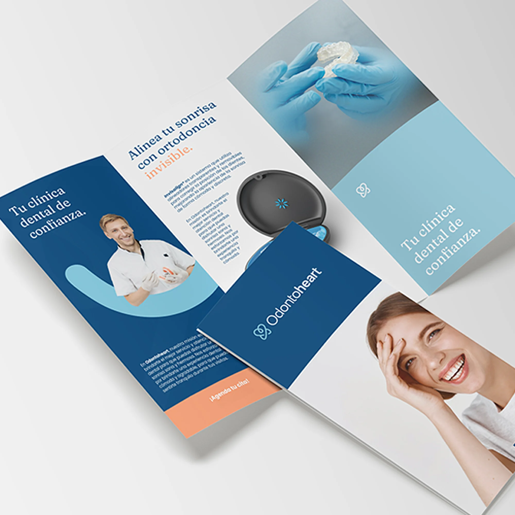 Rediseño de marca para Odontoheart por Aditivo Agencia en Cancún México