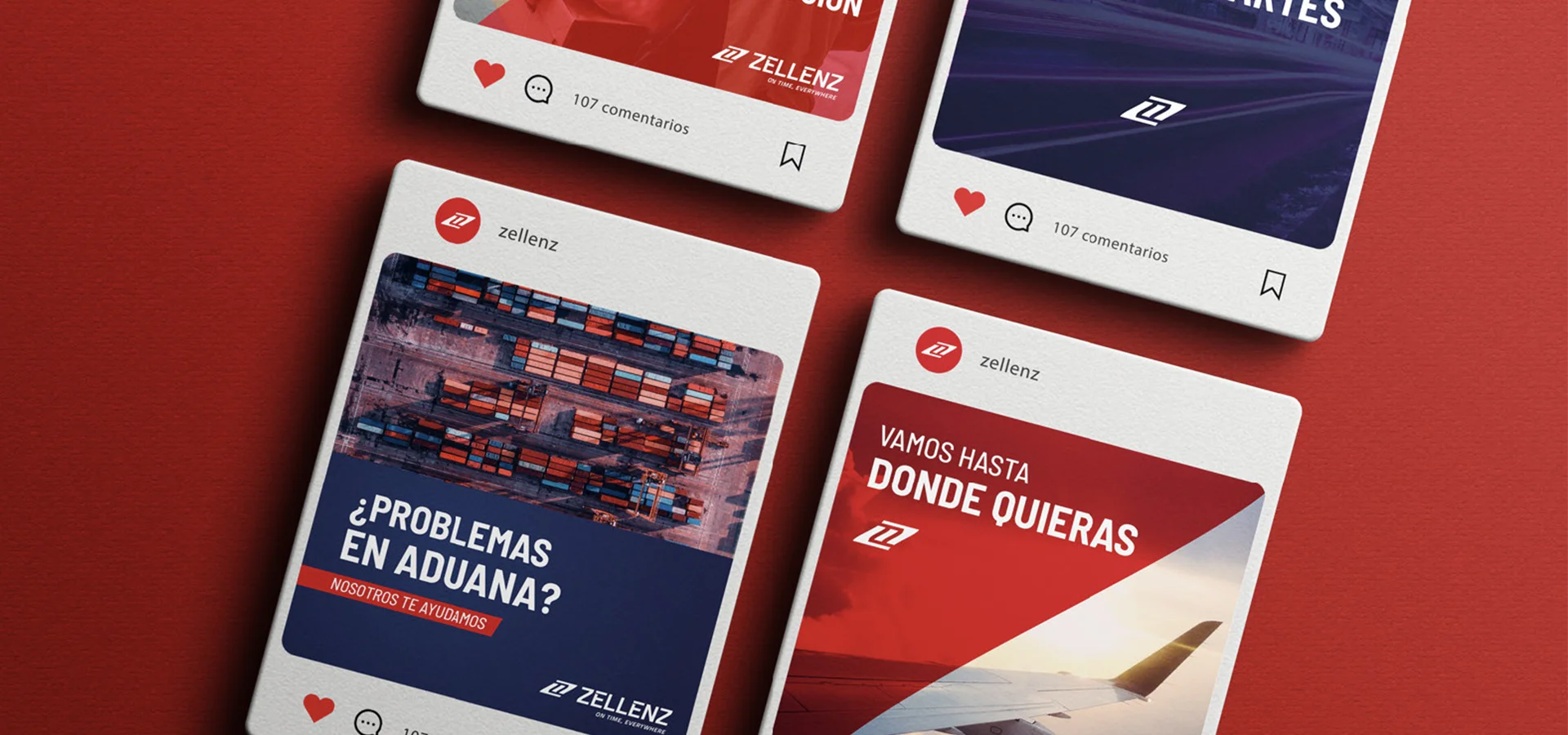 Redes sociales para diseño de marca Zellenz con premio Anuaria México por Aditivo Agencia en México
