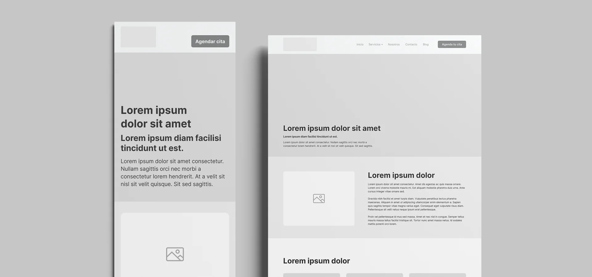 Wireframe diseño web para Cámara & Asociados con premio OX México por Aditivo Agencia en Cancún, México