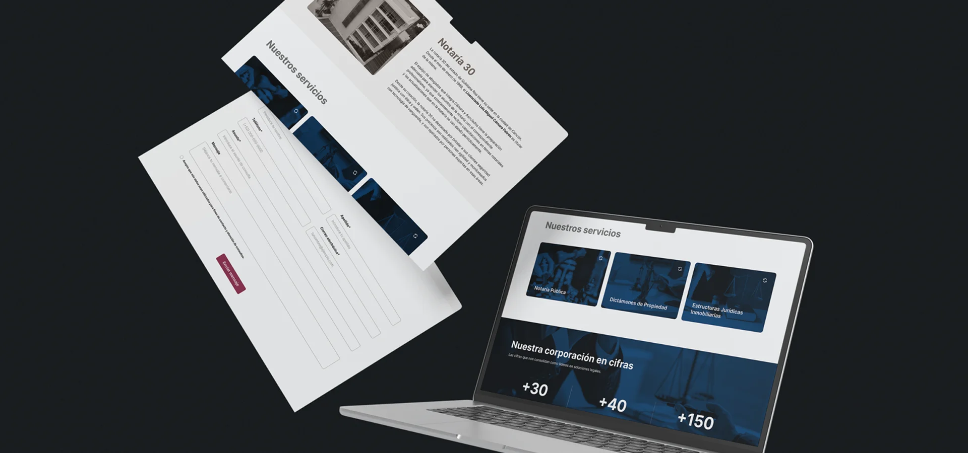 Diseño web para Cámara & Asociados con premio OX México por Aditivo Agencia en Cancún, México