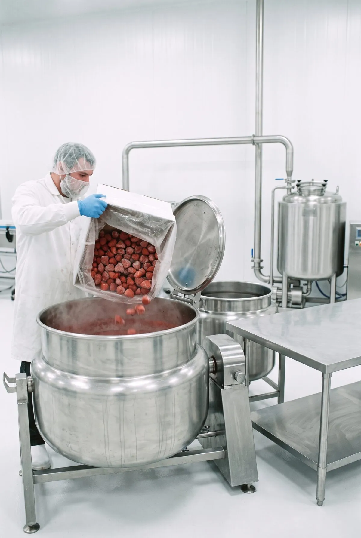 Frozen fruit for food manufacturing