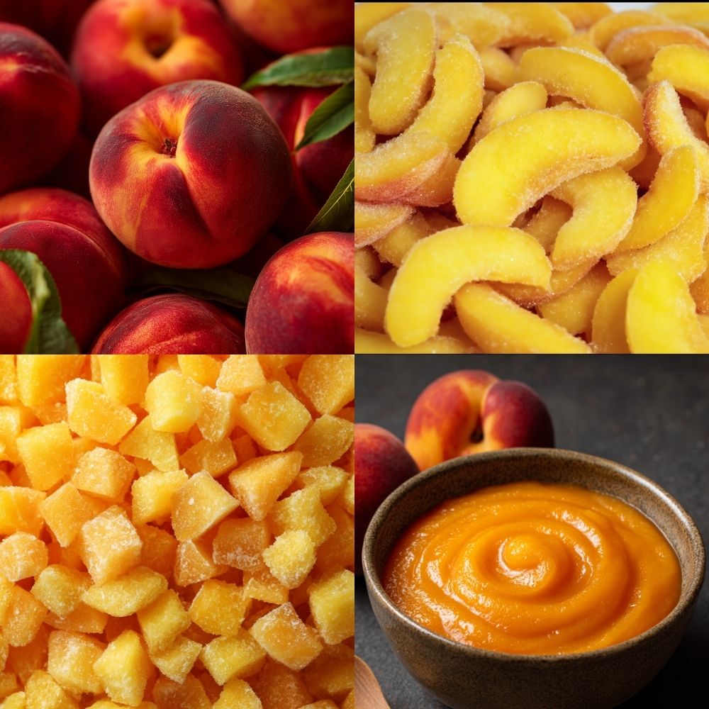 IQF frozen peaches from Patagonia Foods