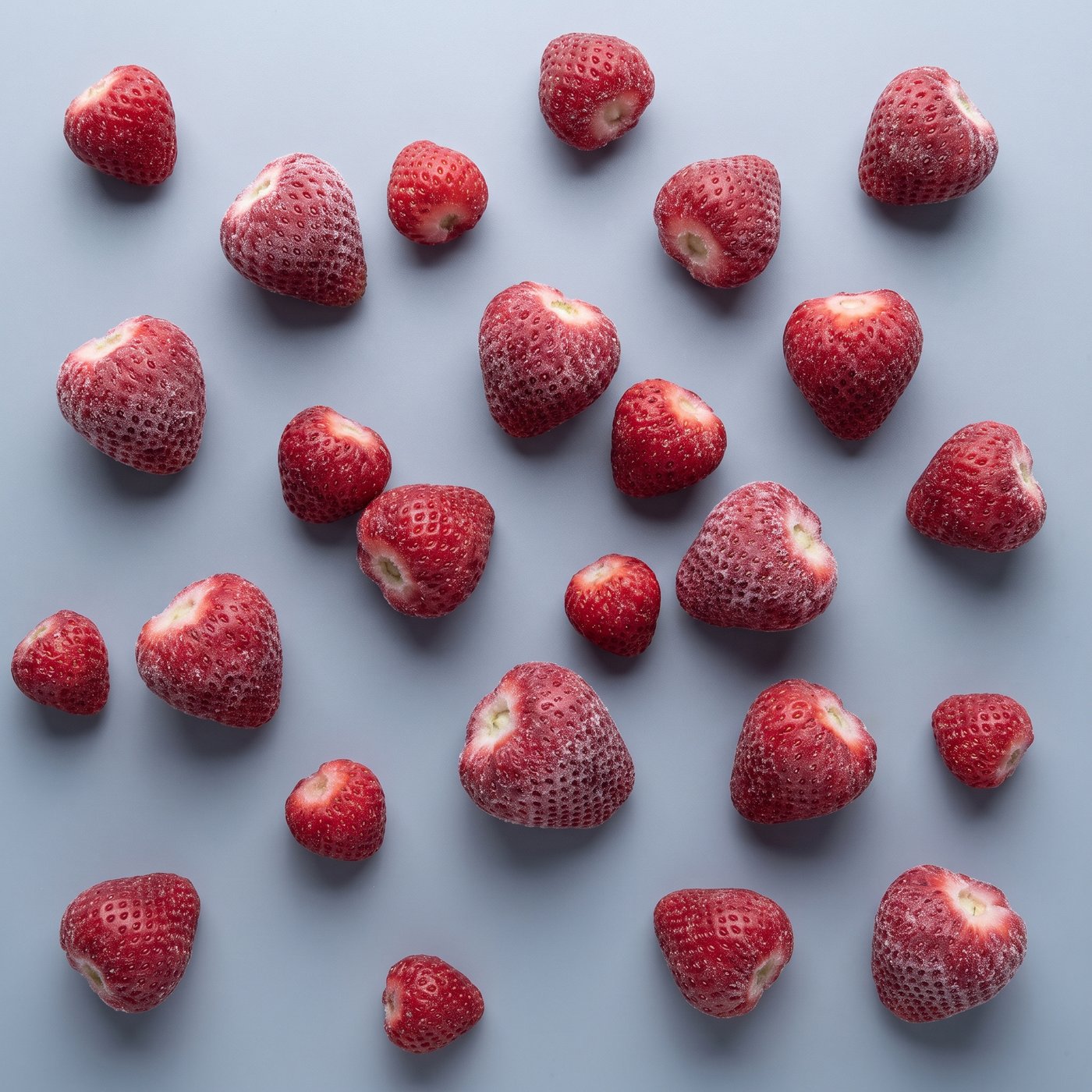 IQF whole graded frozen strawberries