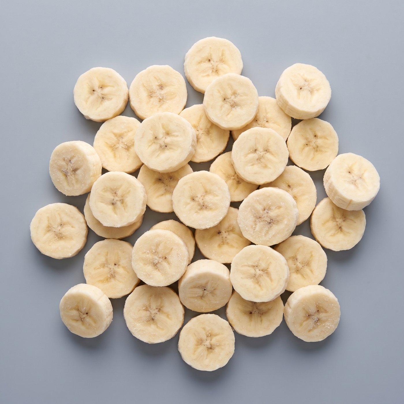 IQF sliced frozen bananas