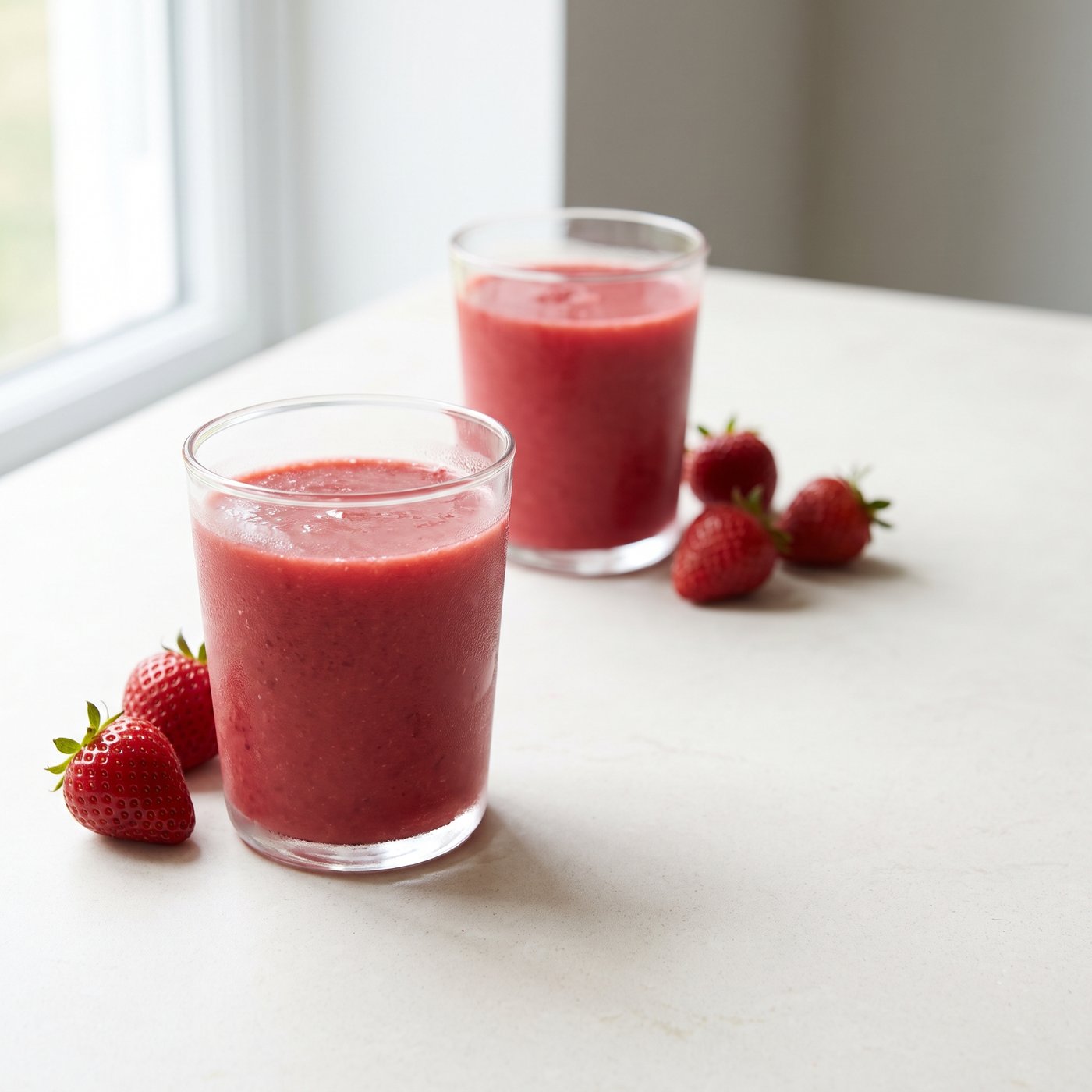 Strawberry smoothies