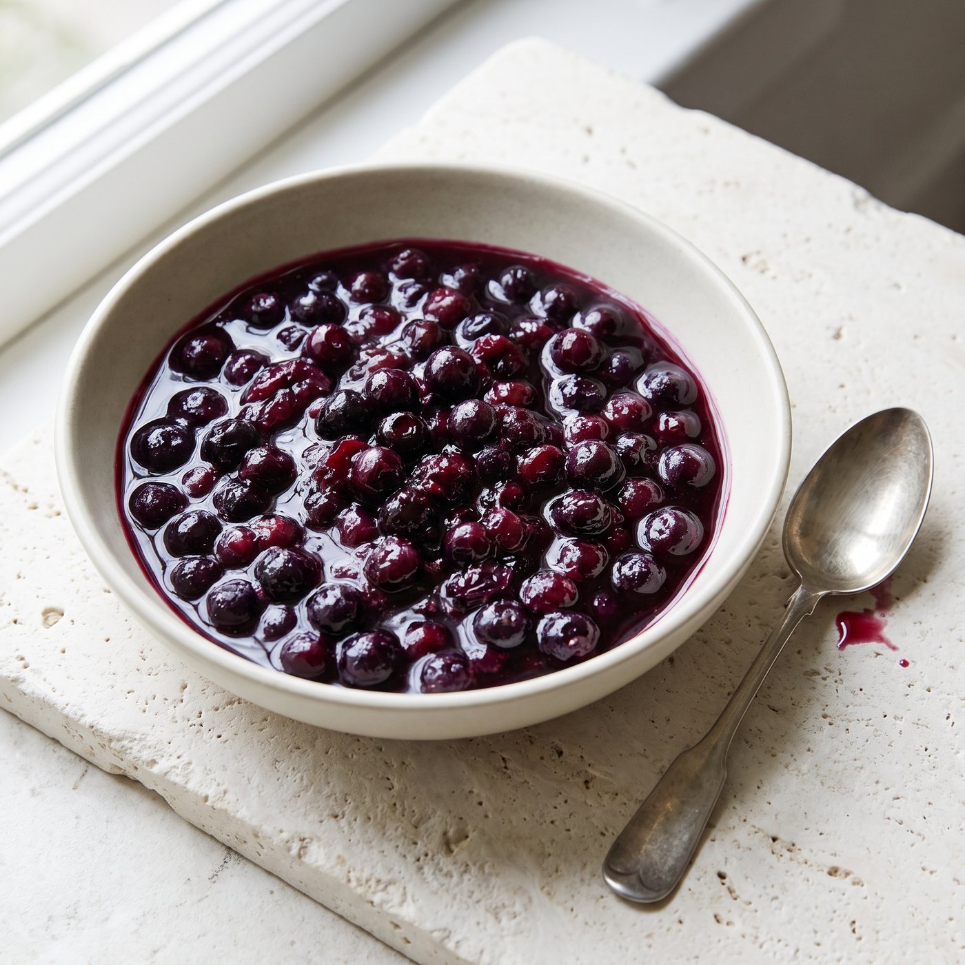 Blueberry compote