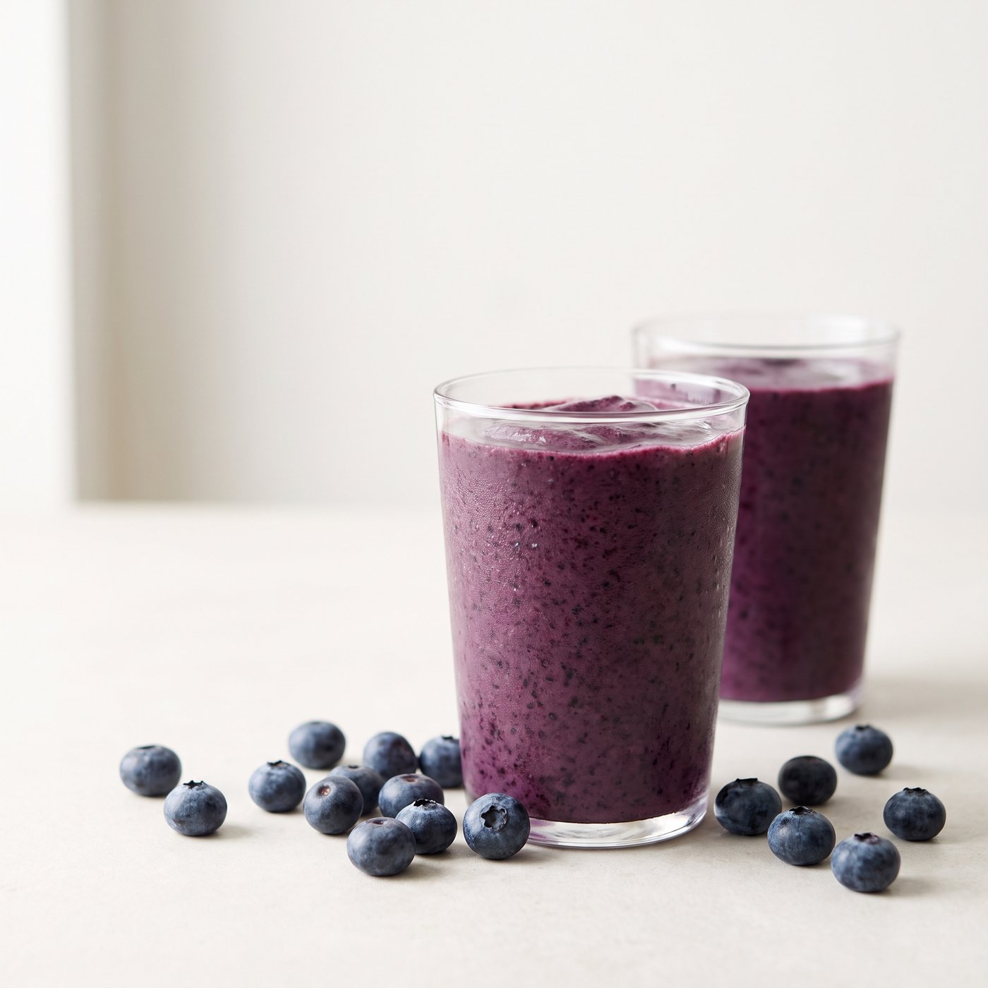 Blueberry smoothies