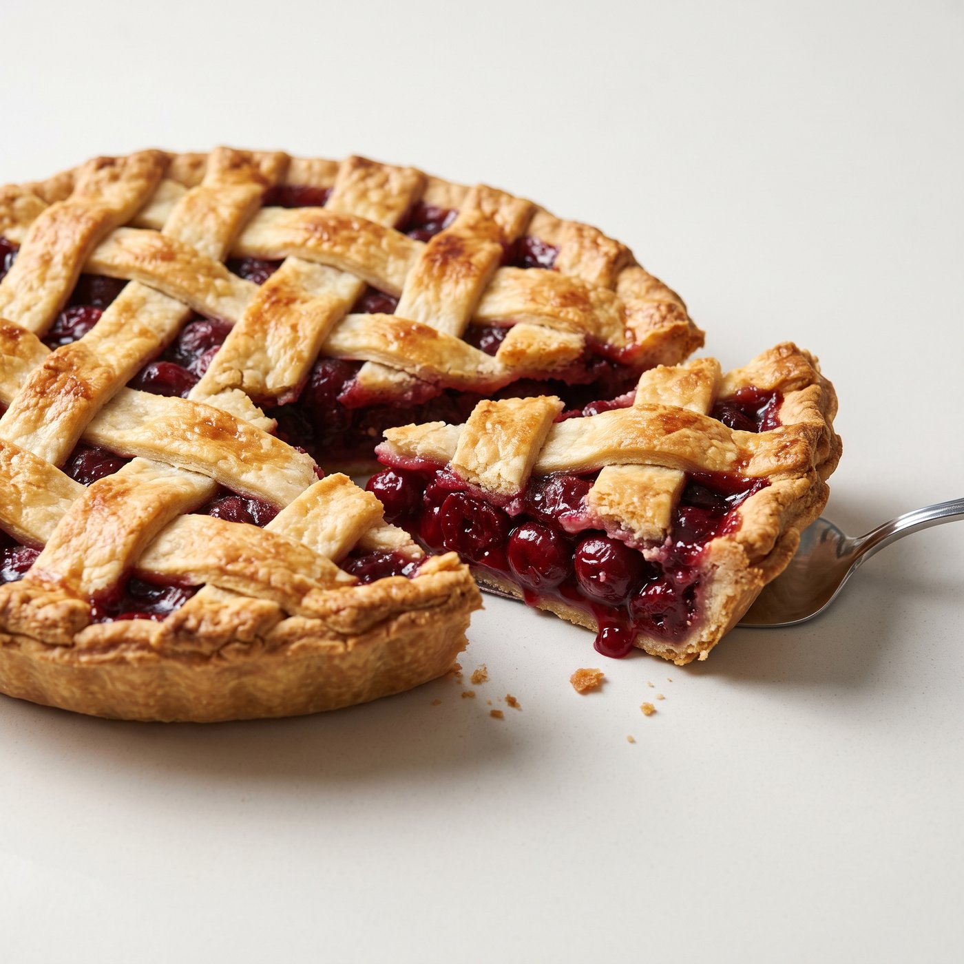 Cherry pie made with IQF cherries