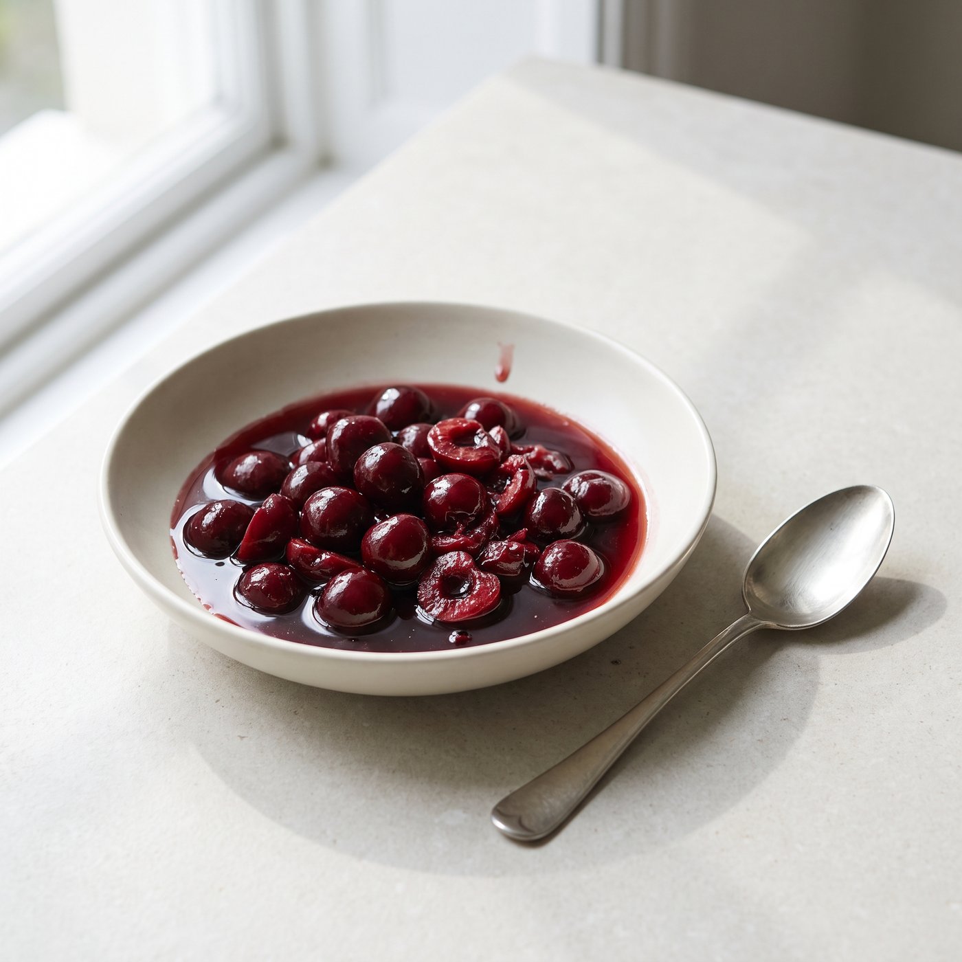 Cherry compote made with IQF cherries
