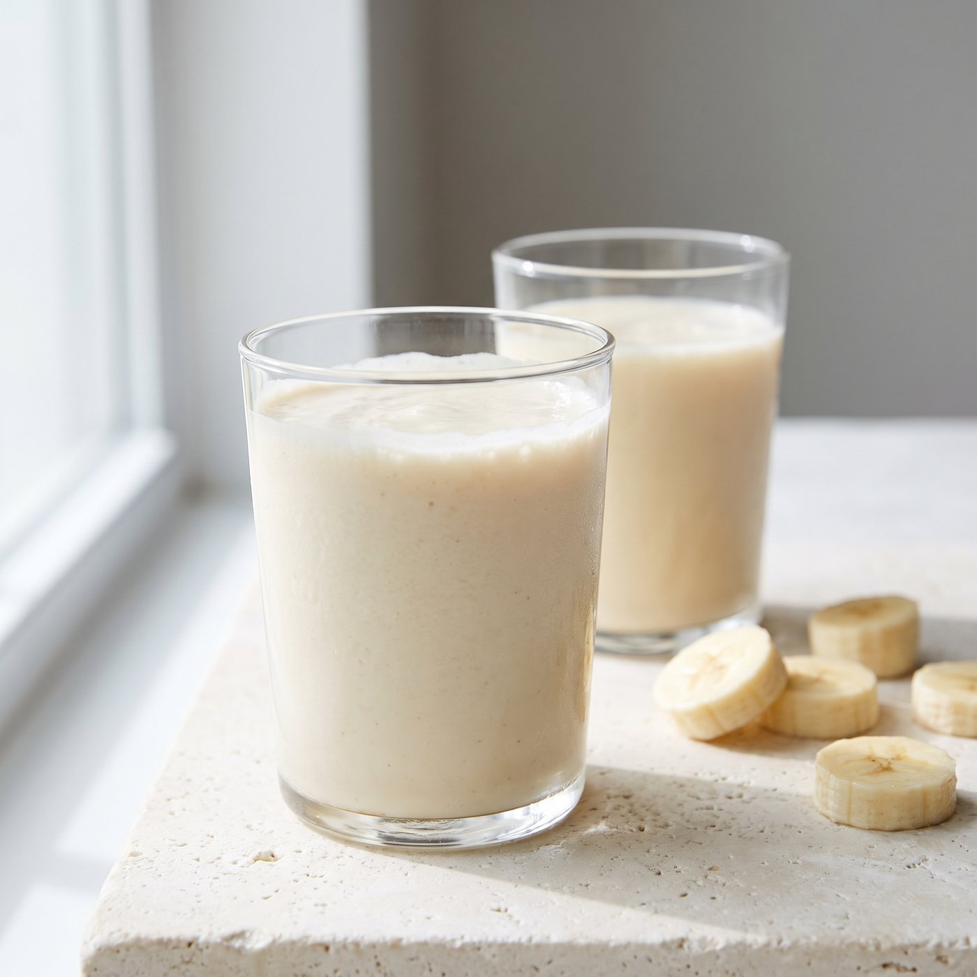Banana smoothies made with IQF bananas