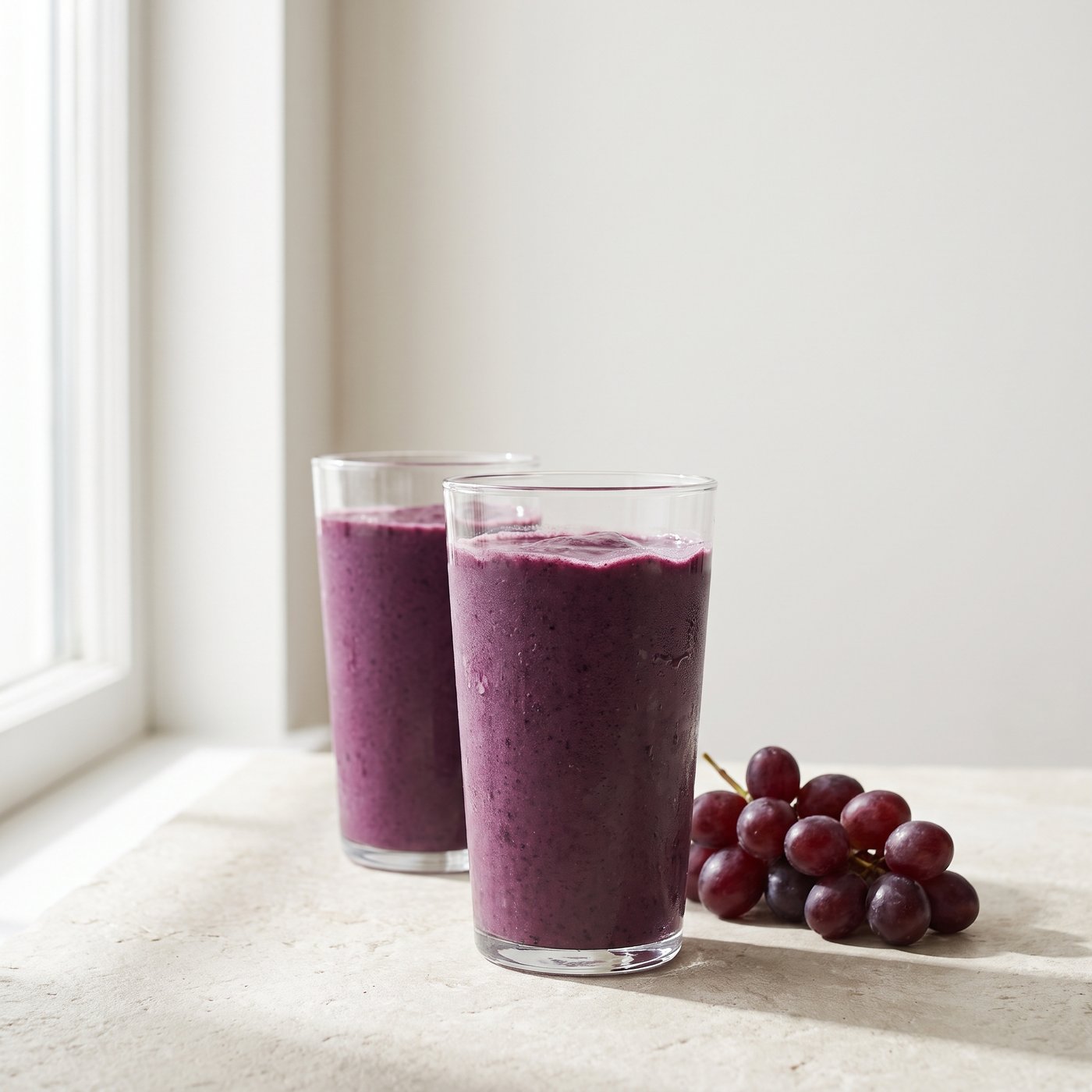 Grape smoothies made with IQF grapes
