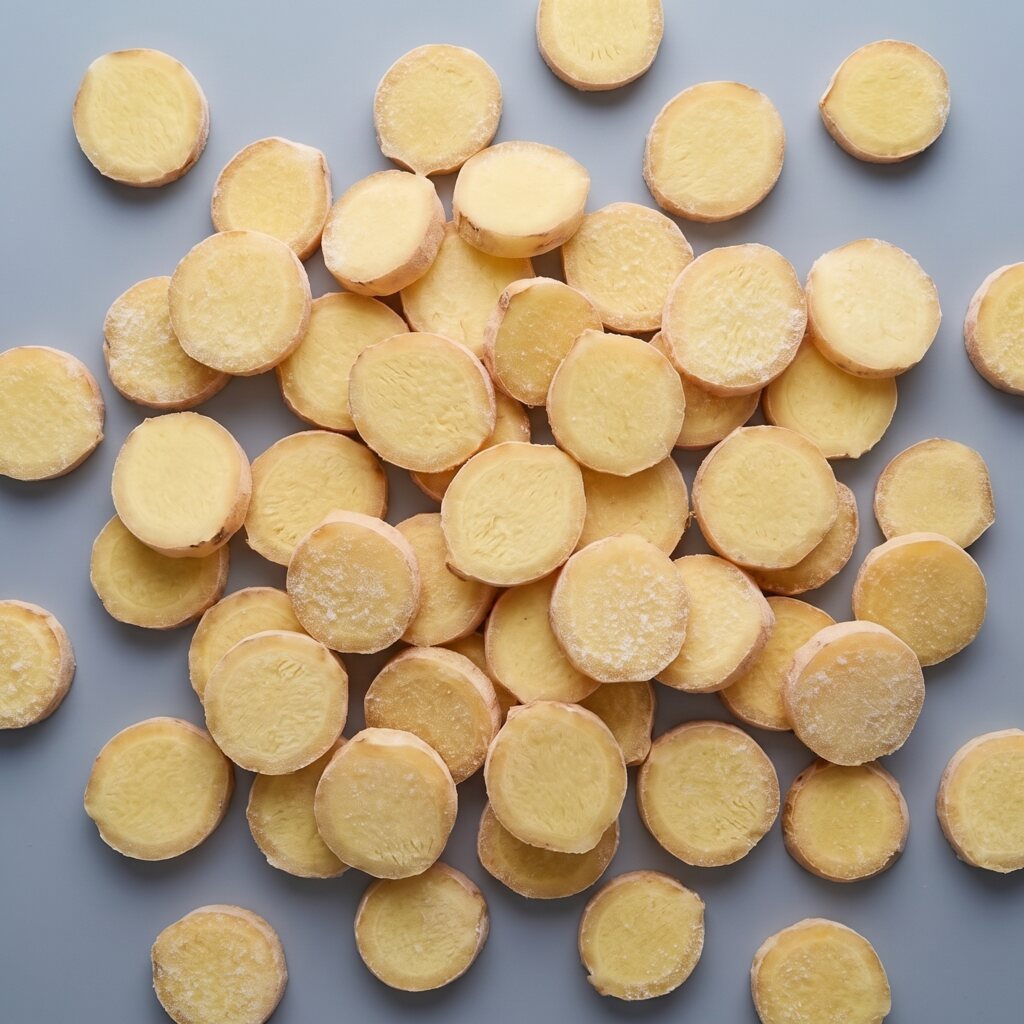 IQF sliced ginger